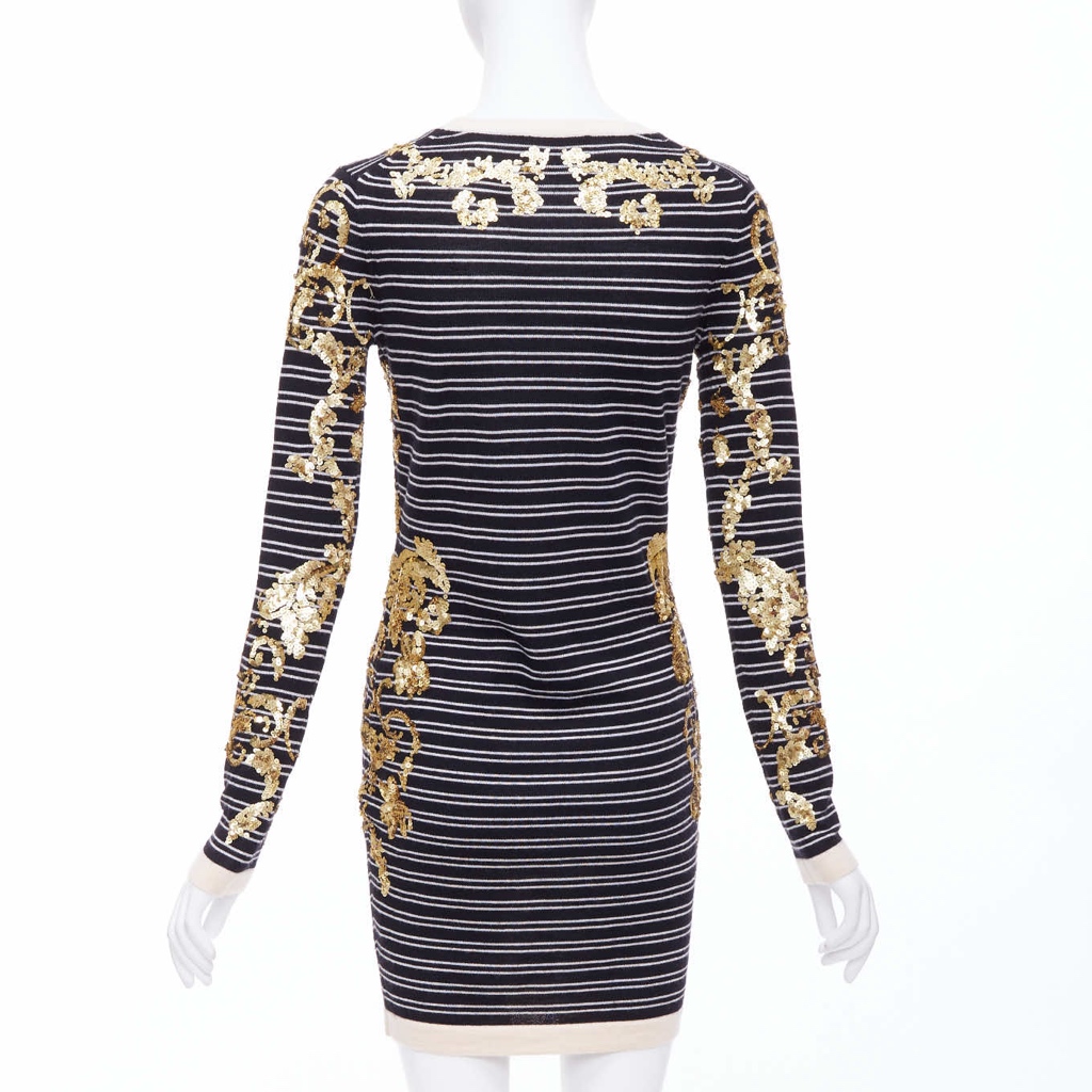 Markus Lupfer Striped Sweater Dress - Side view