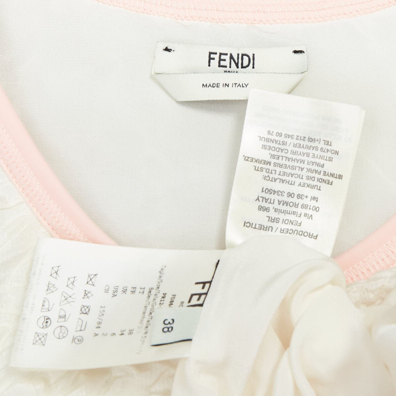 Fendi Cloque Babydoll Dress - Image 10