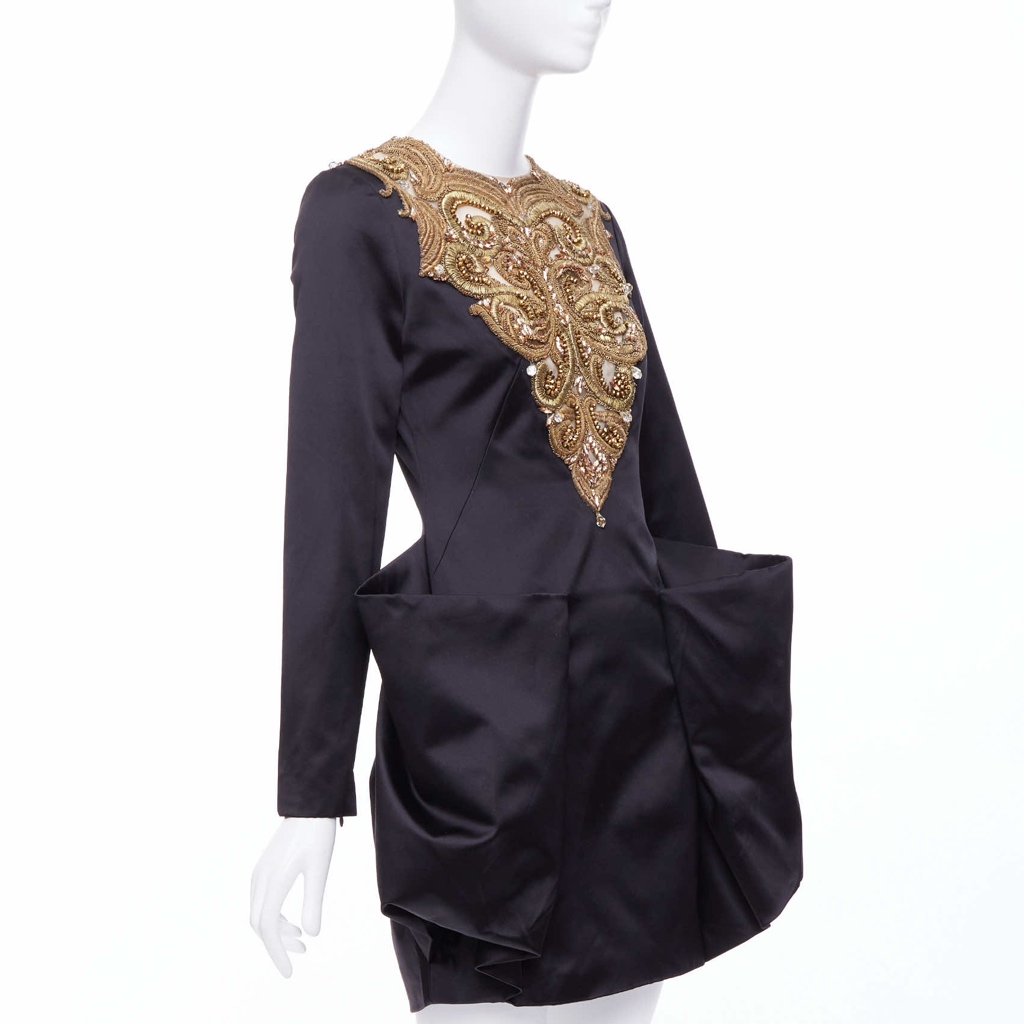 Alexander Mcqueen Bead Structural Dress - Image 6