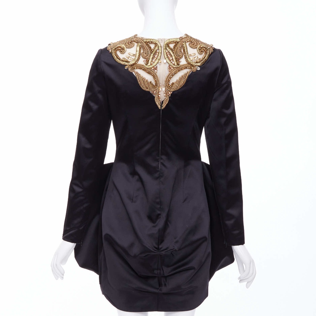 Alexander Mcqueen Bead Structural Dress - Side view