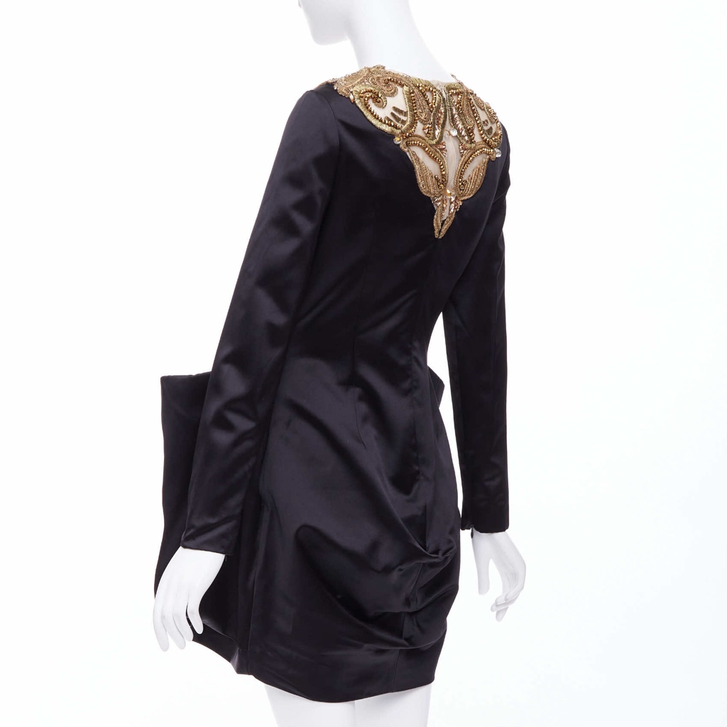 Alexander Mcqueen Bead Structural Dress - Detail 1