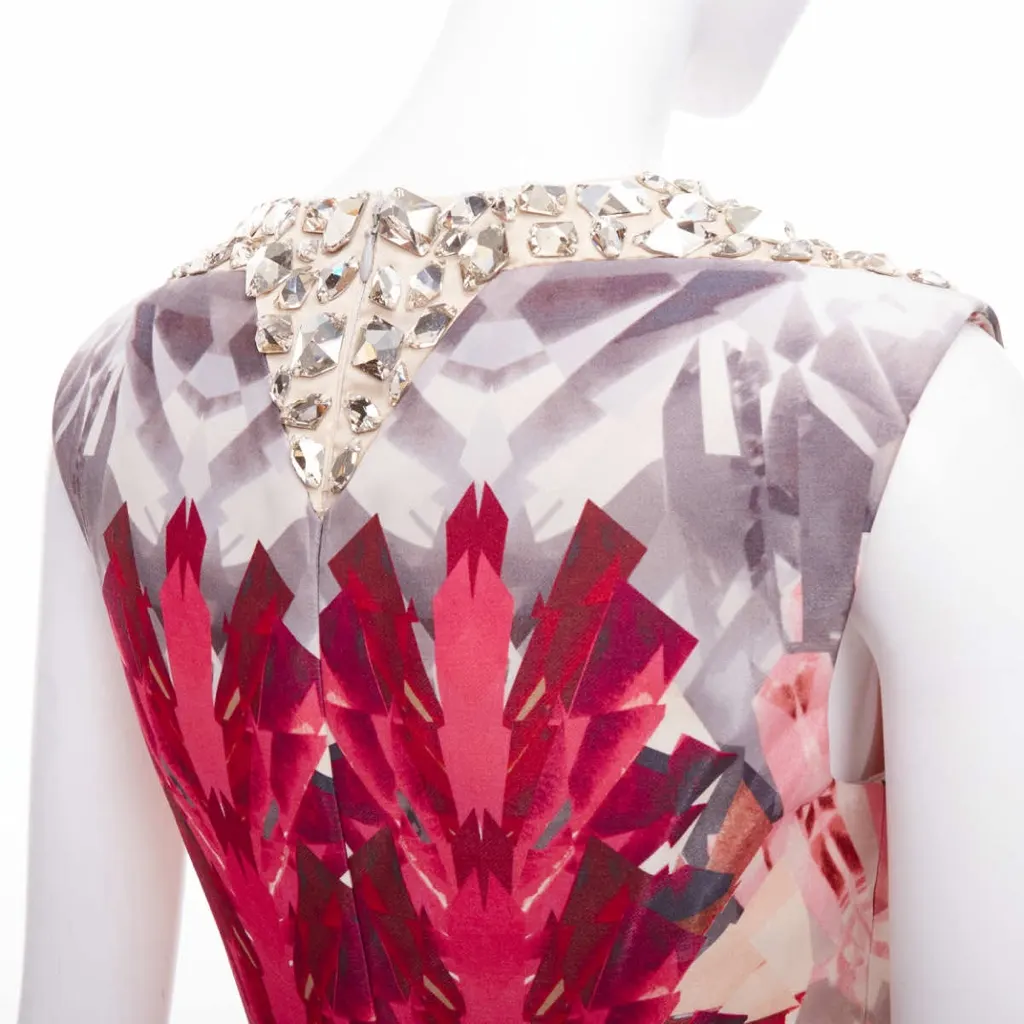 Alexander McQueen Kaleidoscope Pink Wool Very good - Back View