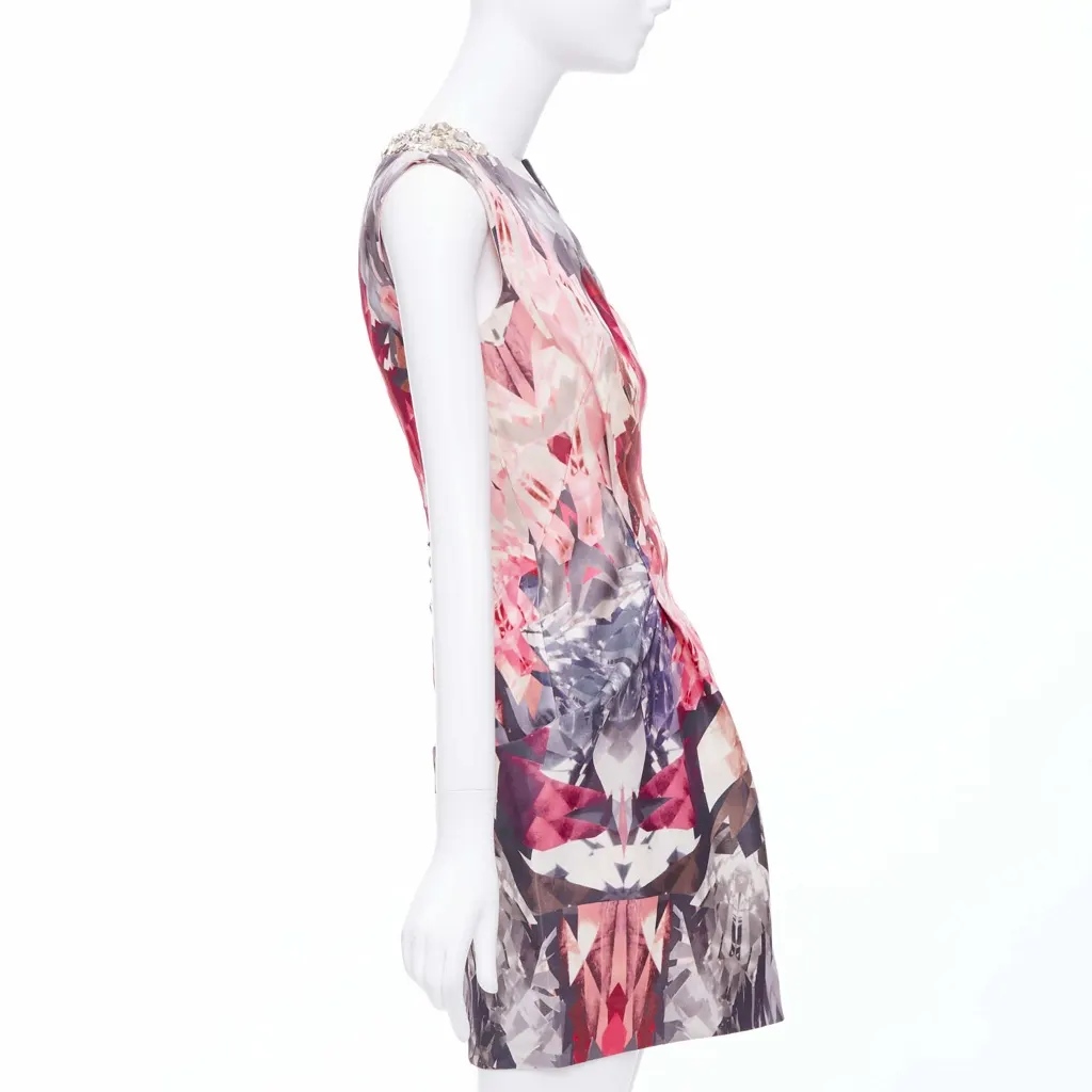 Alexander McQueen Kaleidoscope Pink Wool Very good - Model View