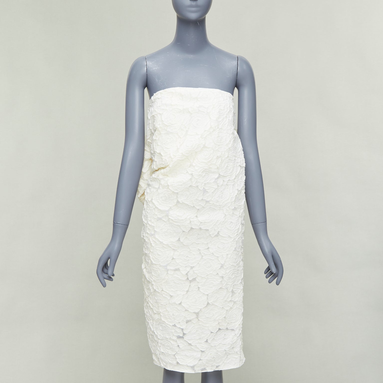 Lanvin Bow Strapless Dress - Back view