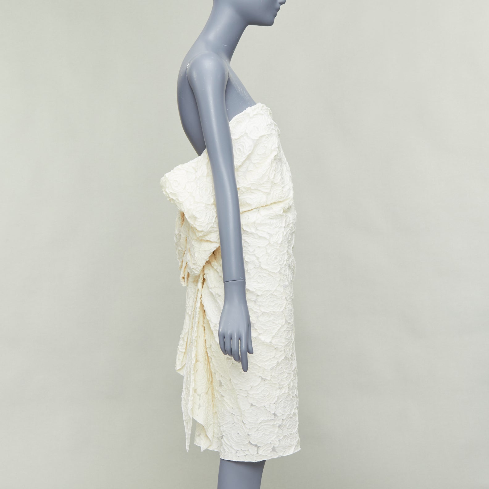 Lanvin Bow Strapless Dress - 4