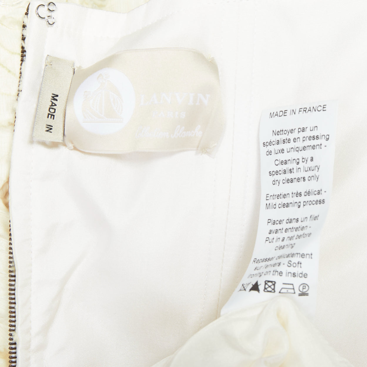 Lanvin Bow Strapless Dress - Image 10