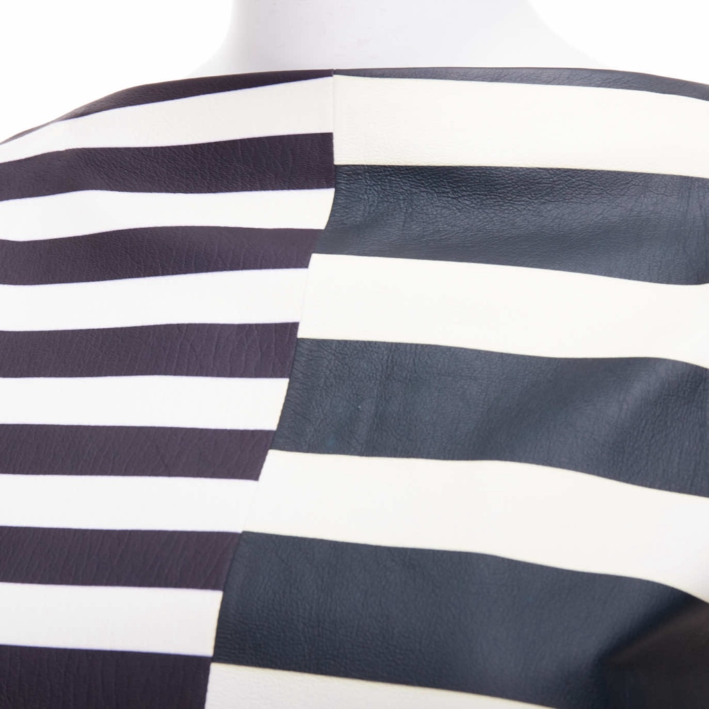 Celine Striped Leather Top - Image 10