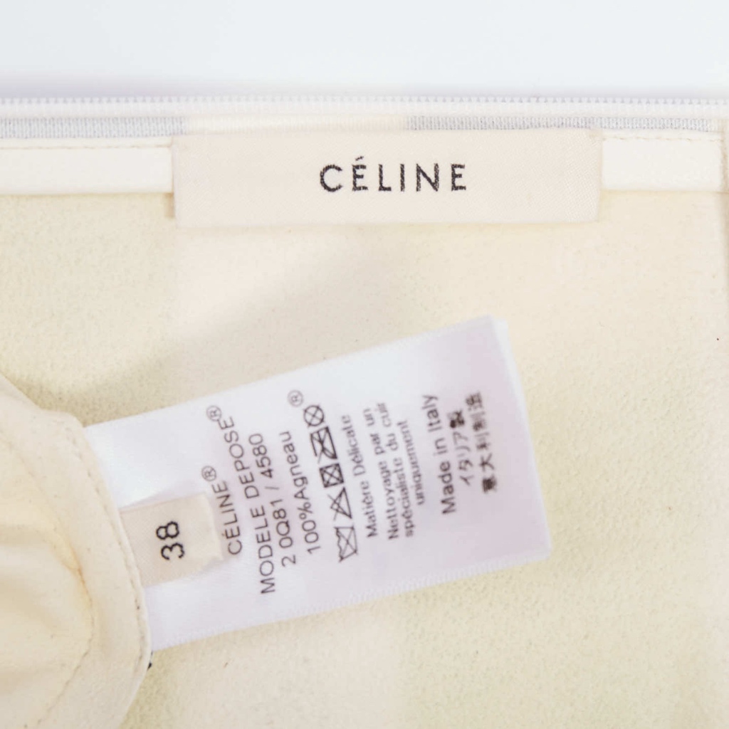 Celine Striped Leather Top - Image 11