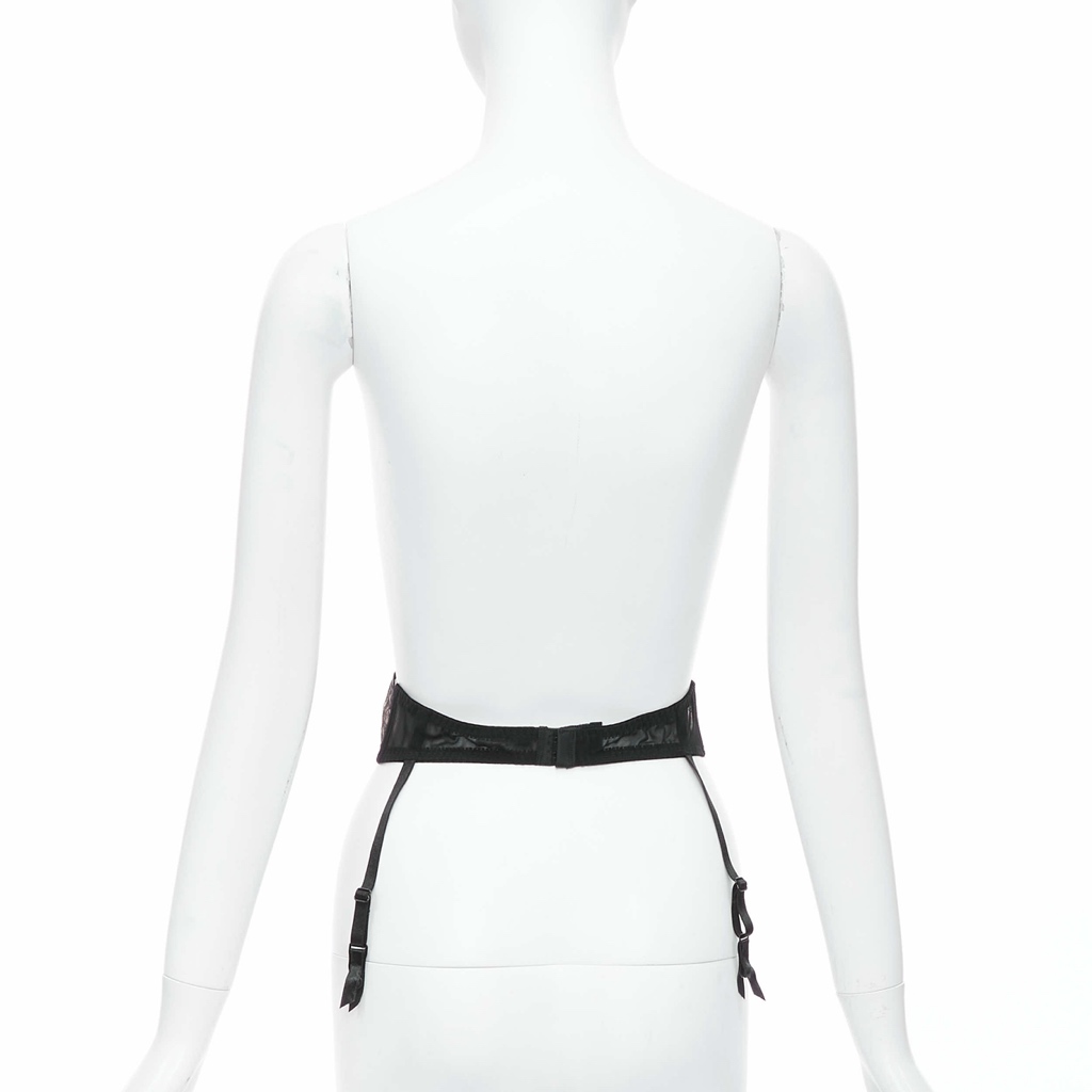 Myla Mesh garter belt - Side view