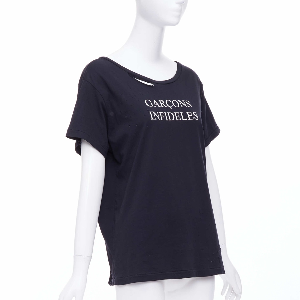 Garcons Infideles Logo Distressed Tee - Image 6
