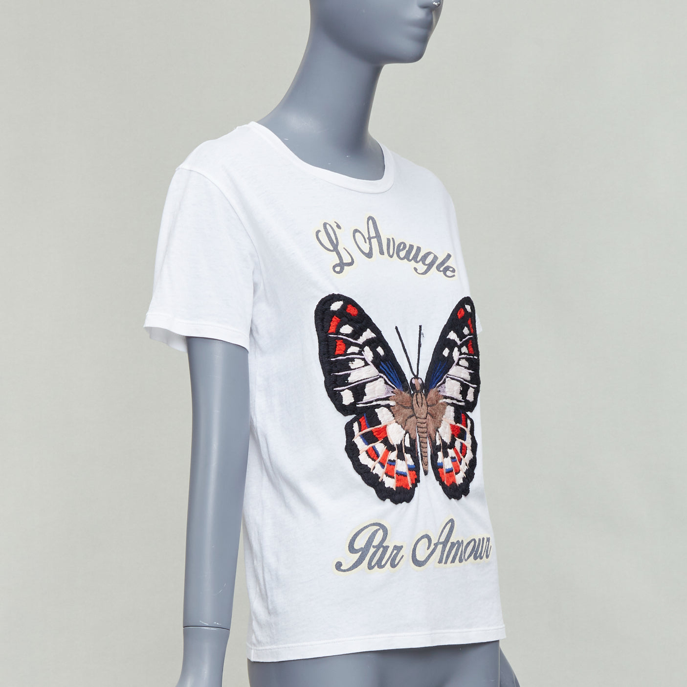 Gucci Butterfly Embroidered Tee - Image 6