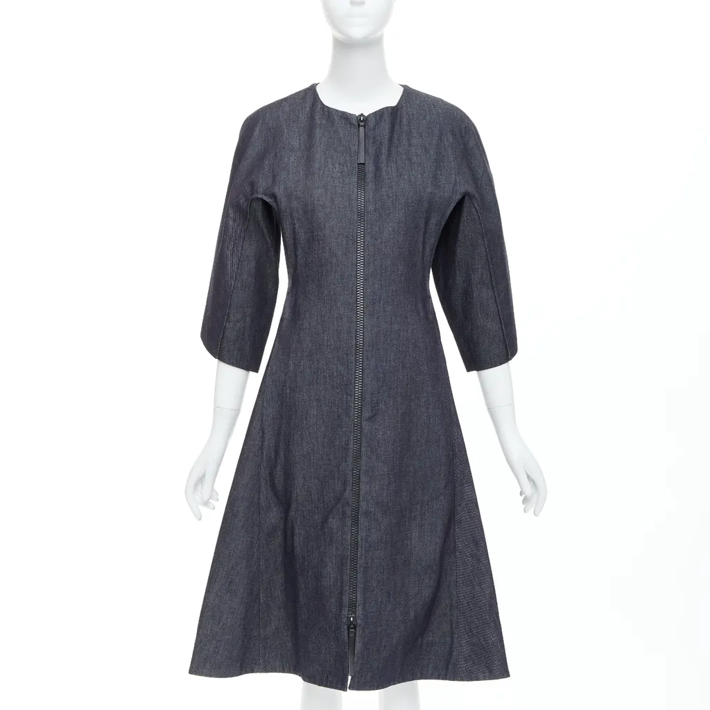 Marni Denim Dolman Dress Blue Cotton Never worn, with tag - Back View