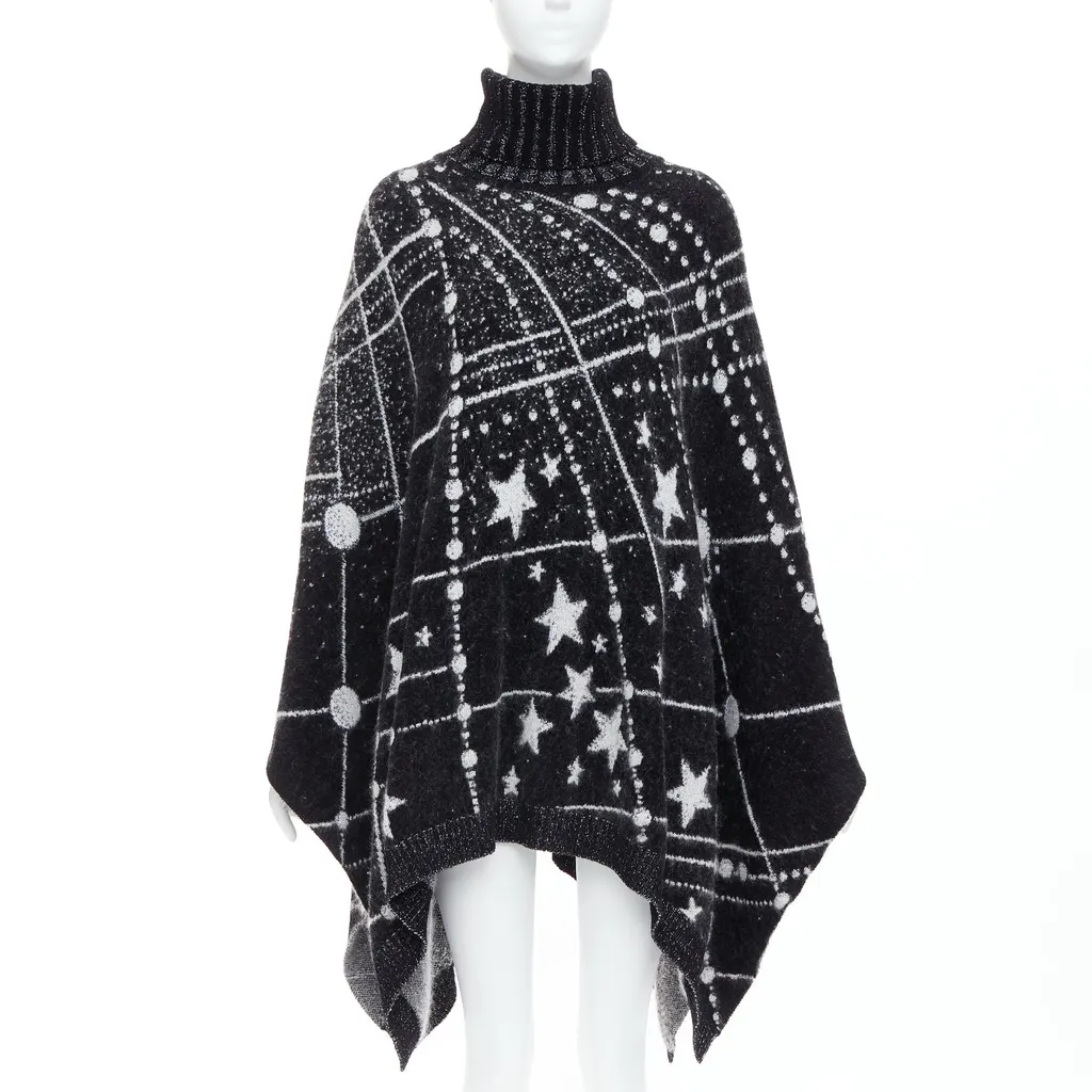 Saint Laurent Constellation Black Viscose Never worn - Front View