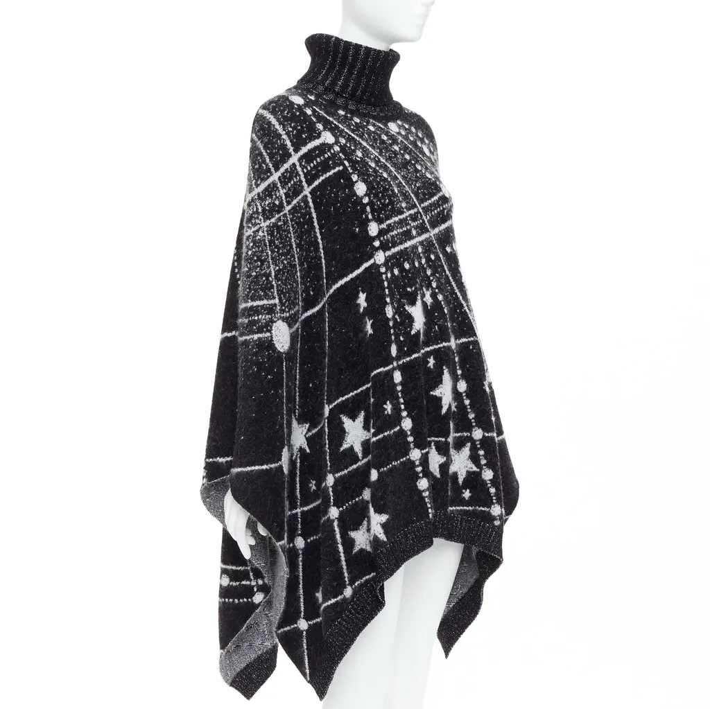 Saint Laurent Constellation Black Viscose Never worn - Inside View