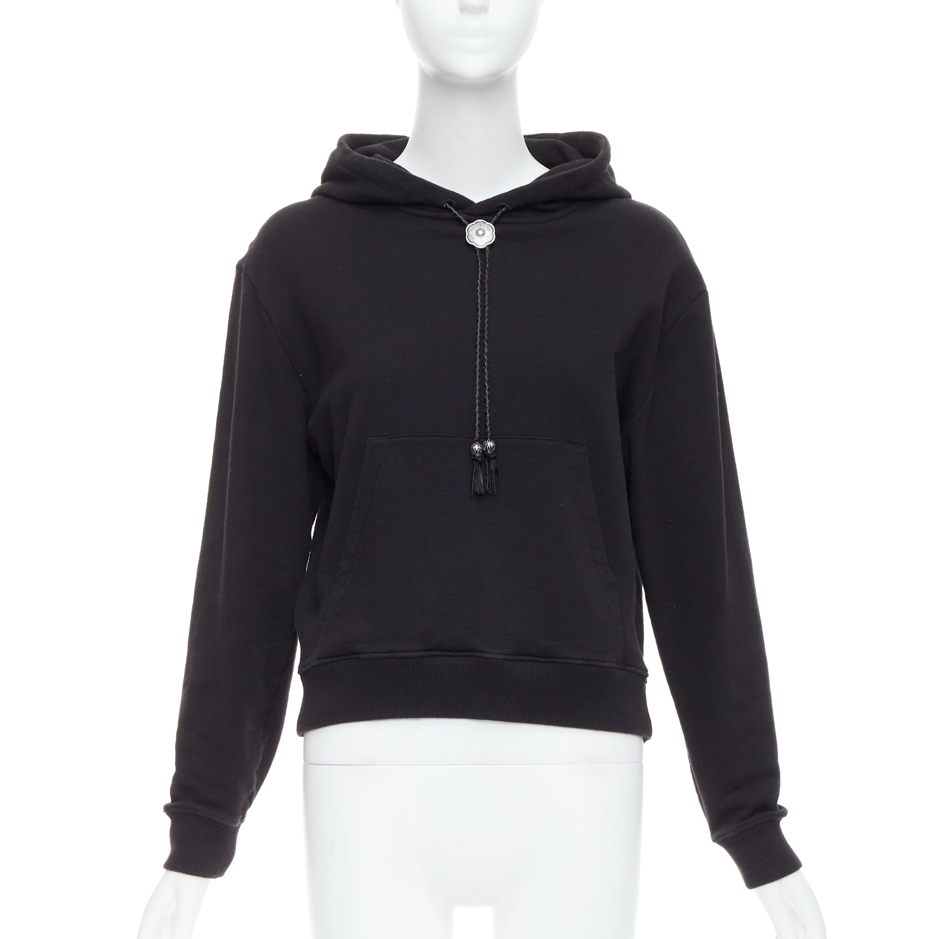 Saint Laurent Cowboy Drawstring Hoodie