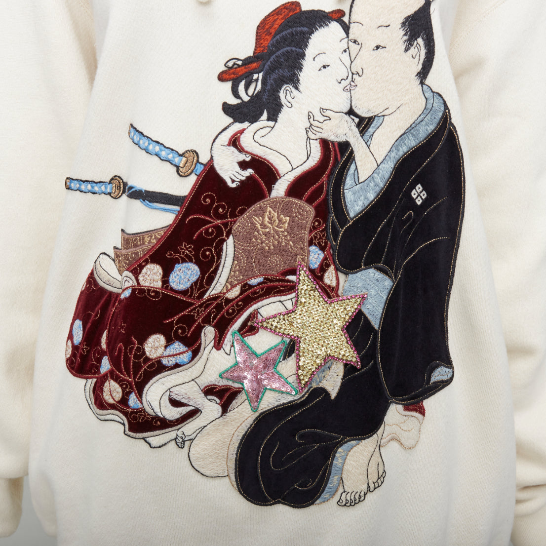 Gucci Embroidery Pearl Hoodie - Detail 2