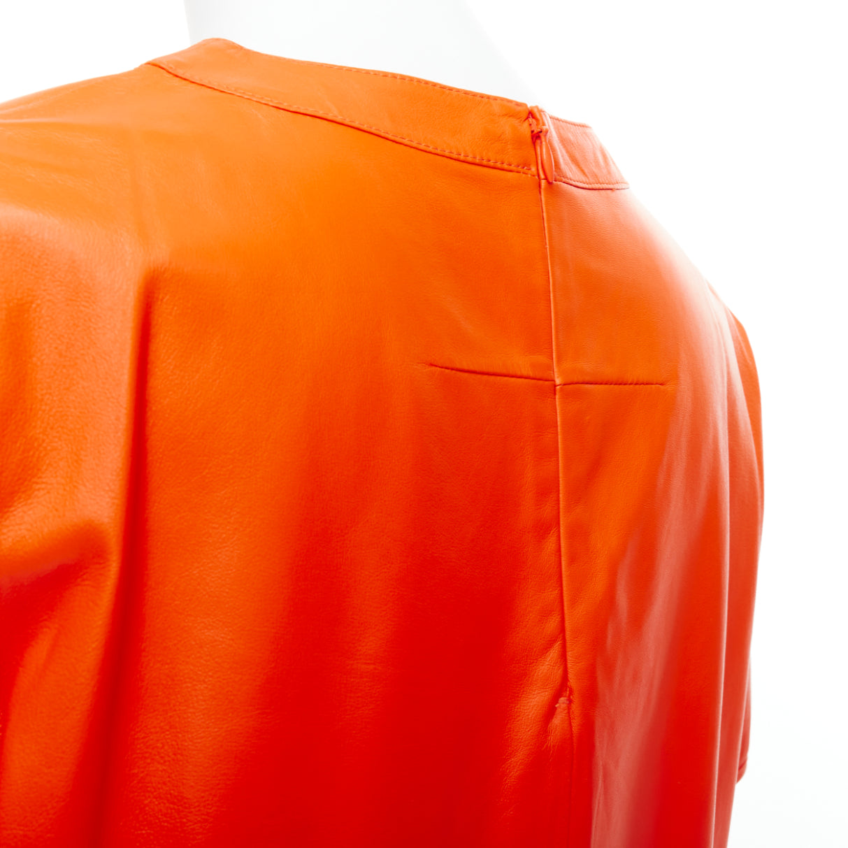 Givenchy Leather Hi-Low Shirt - Back view