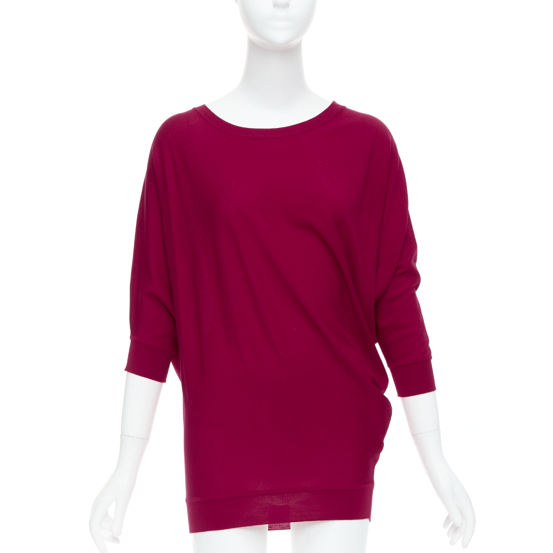 Alexander Mcqueen Asymmetric Drape Sweater