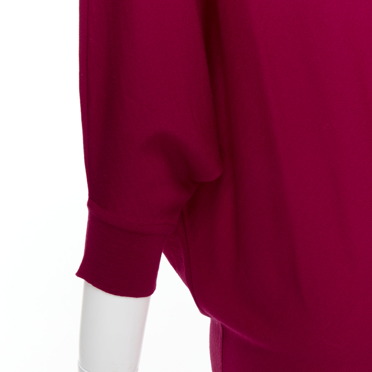 Alexander Mcqueen Asymmetric Drape Sweater - Back view