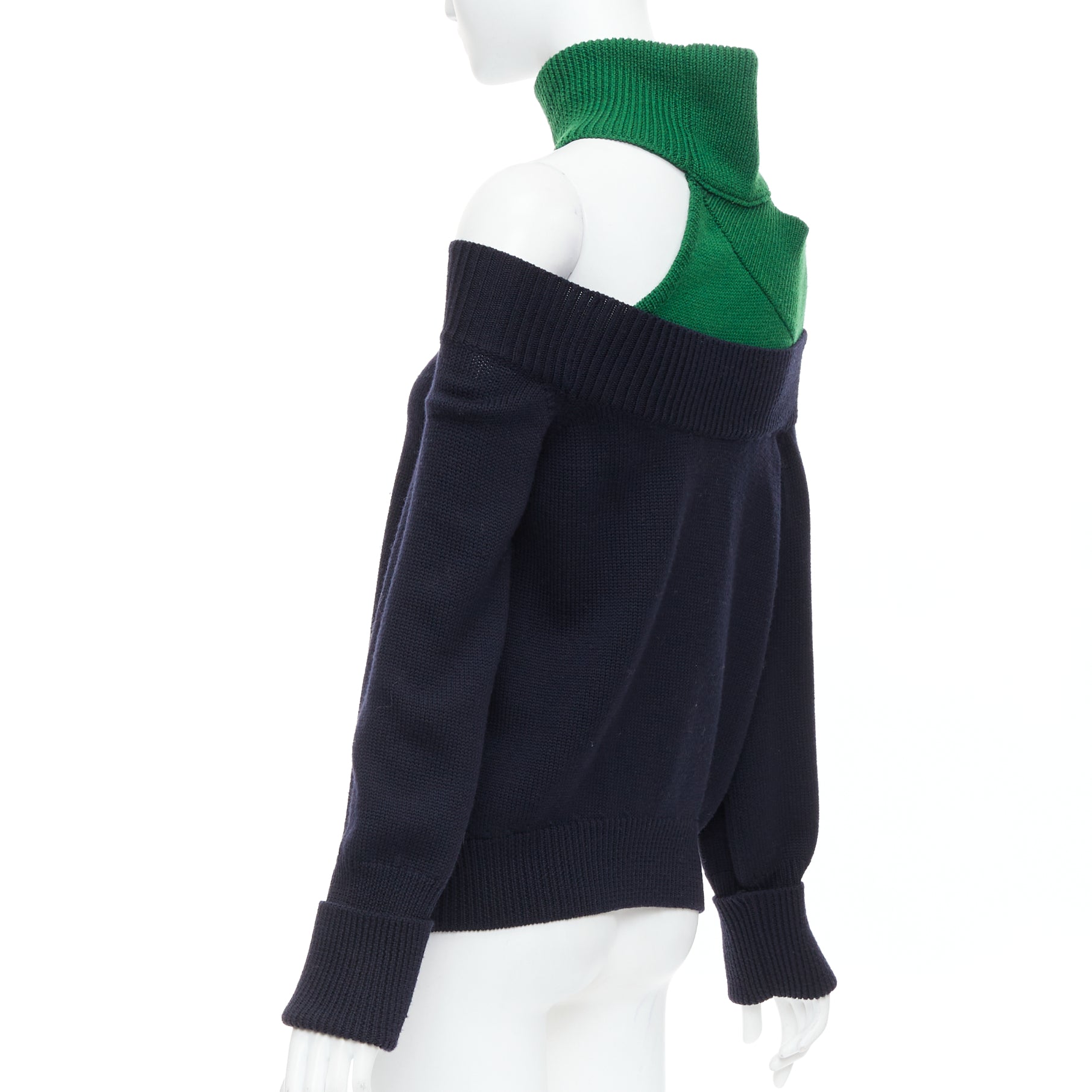 Monse Asymmetric Cut Out Sweater - Detail 1