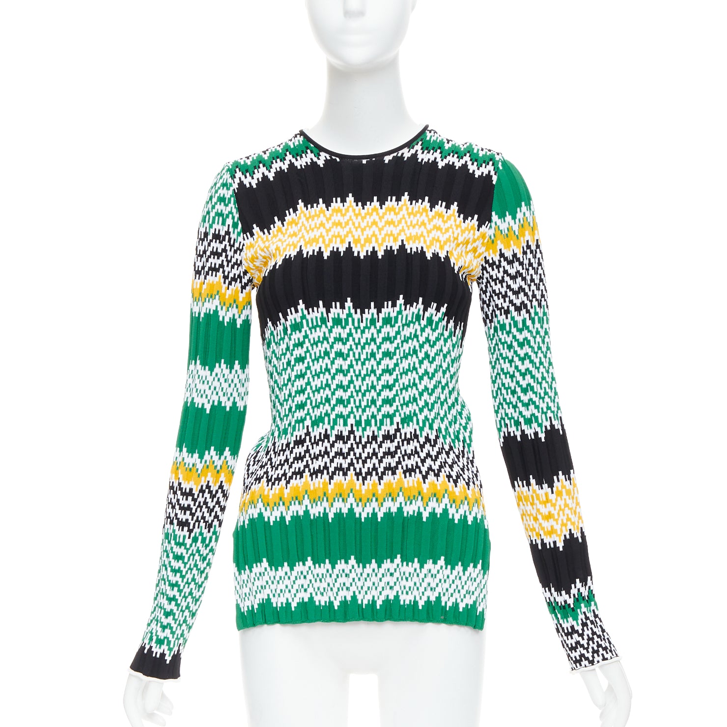 Celine Chevron Knit Sweater