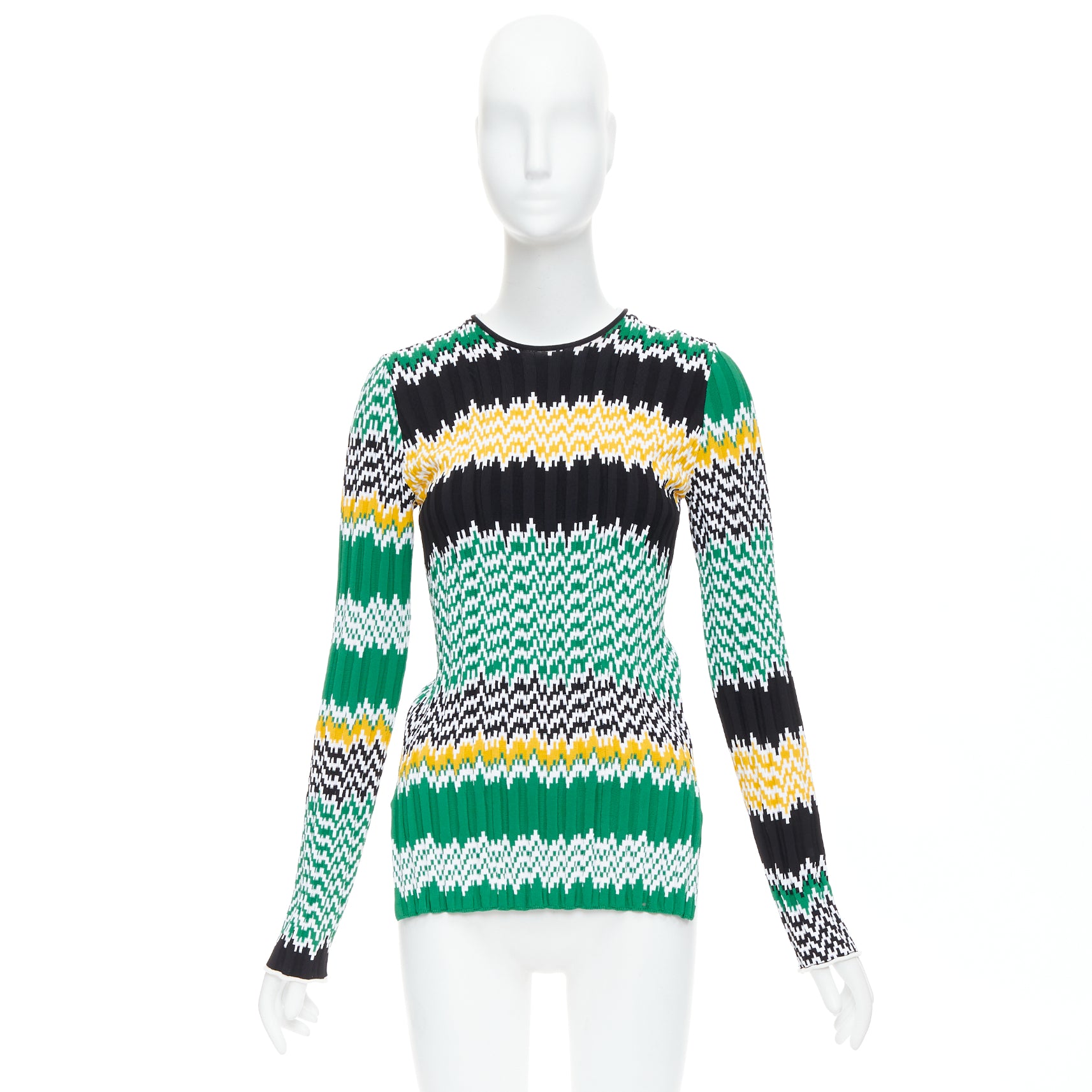 Celine Chevron Knit Sweater - Image 11