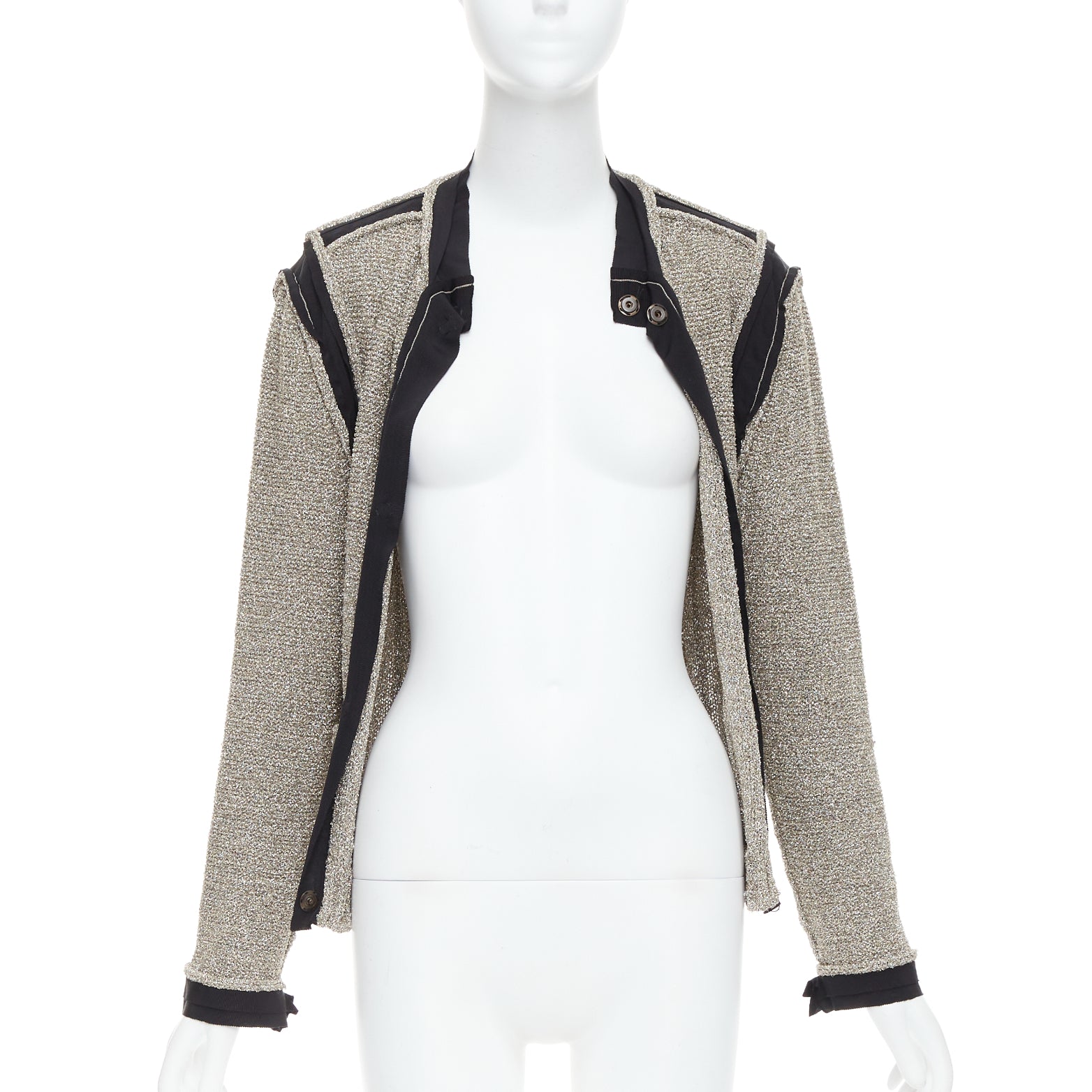 Lanvin Metallic Long Cardigan - Image 6