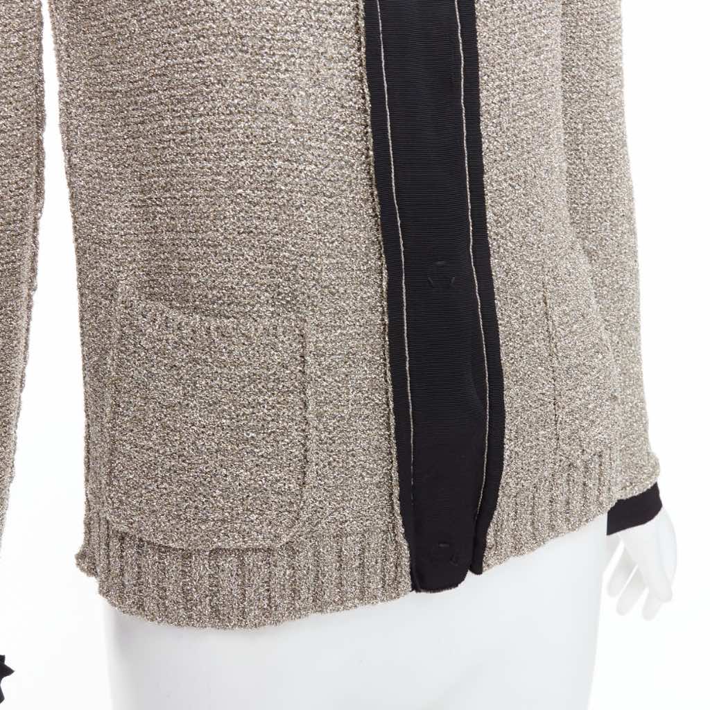 Lanvin Metallic Long Cardigan - Image 10