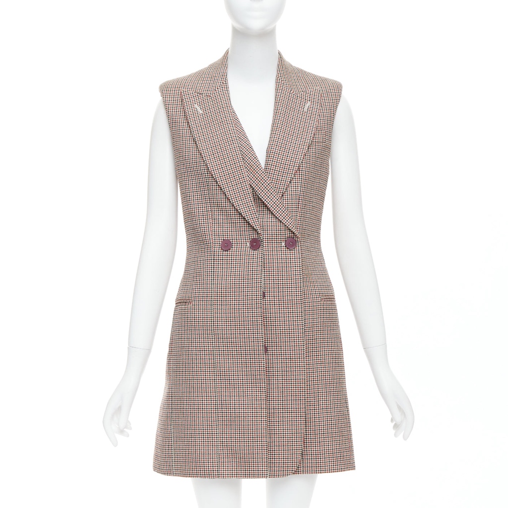 Stella Mccartney Houndstooth Blazer Dress