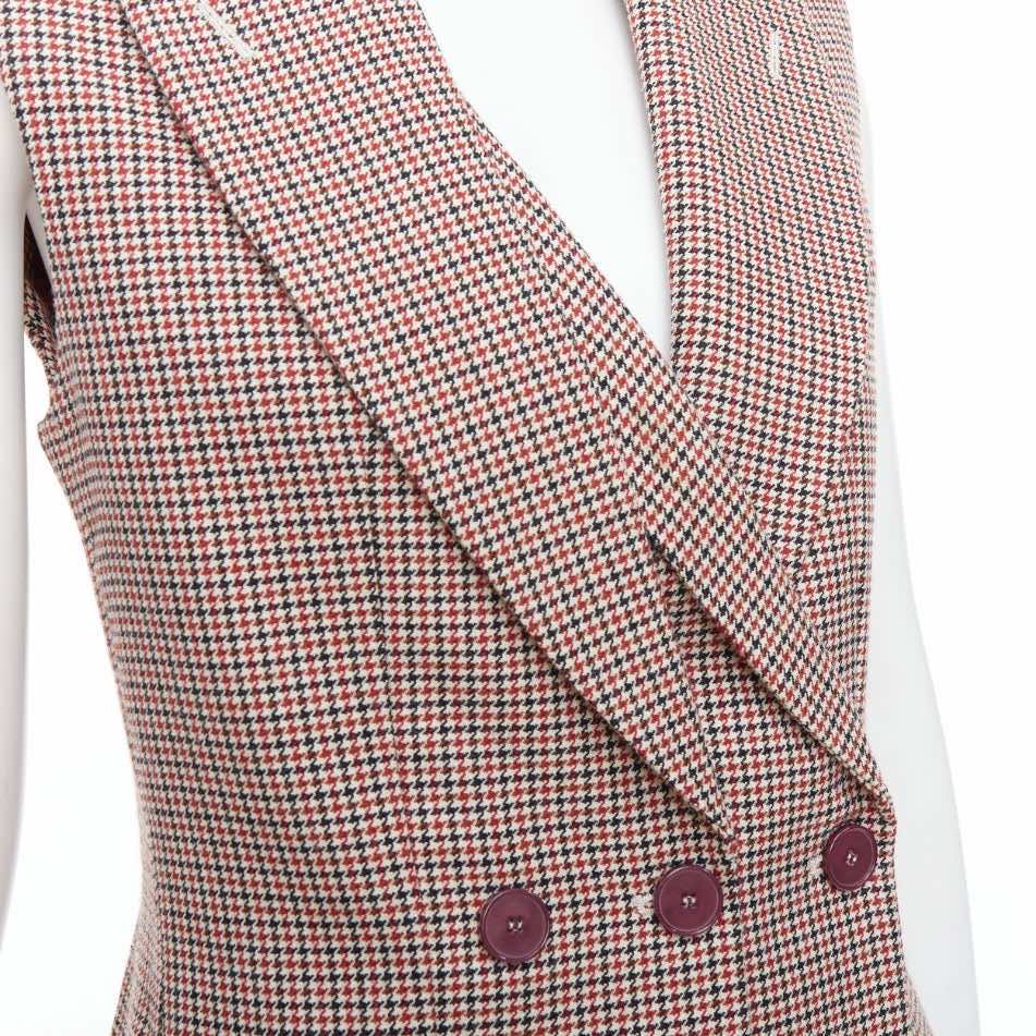 Stella Mccartney Houndstooth Blazer Dress - Back view