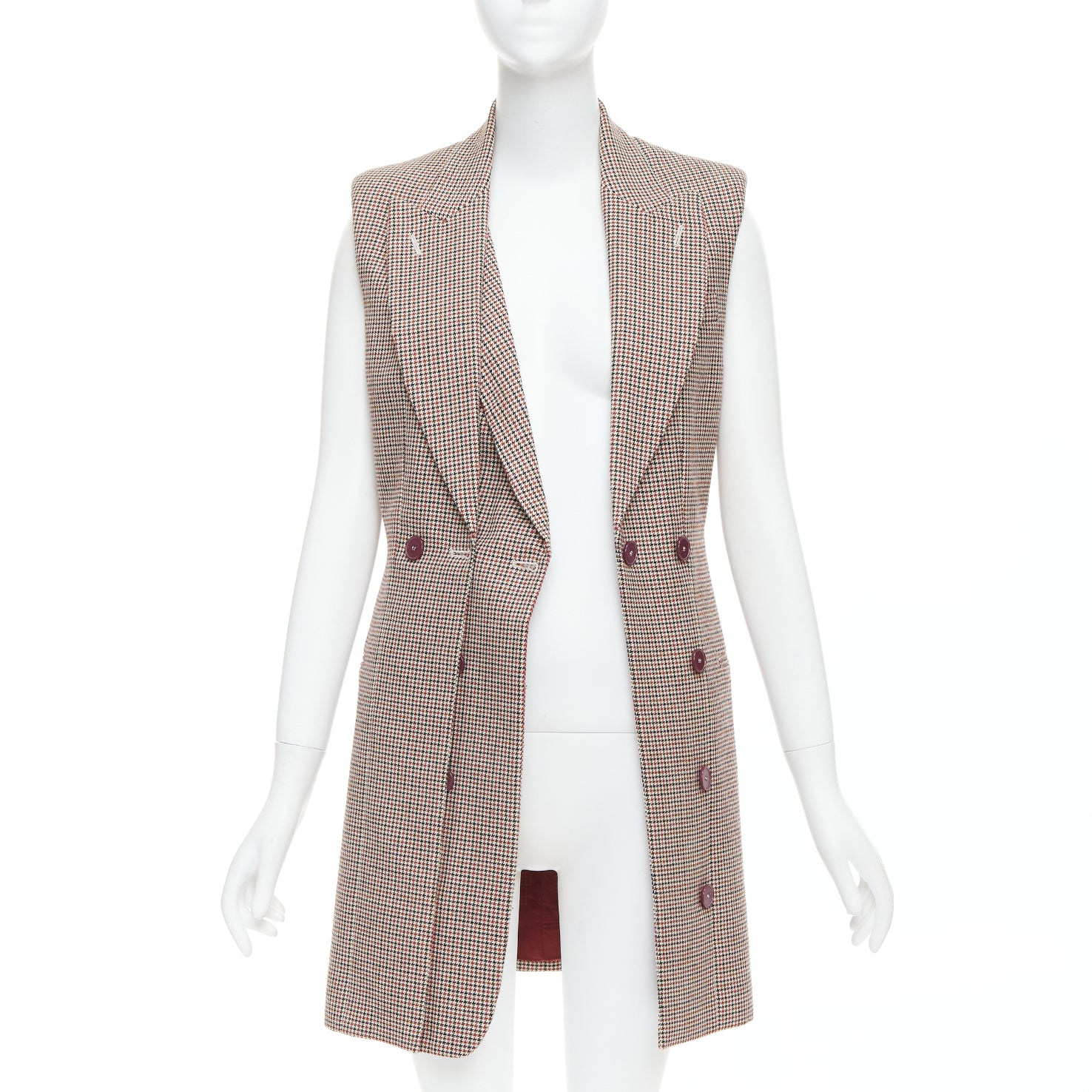 Stella Mccartney Houndstooth Blazer Dress - Image 6