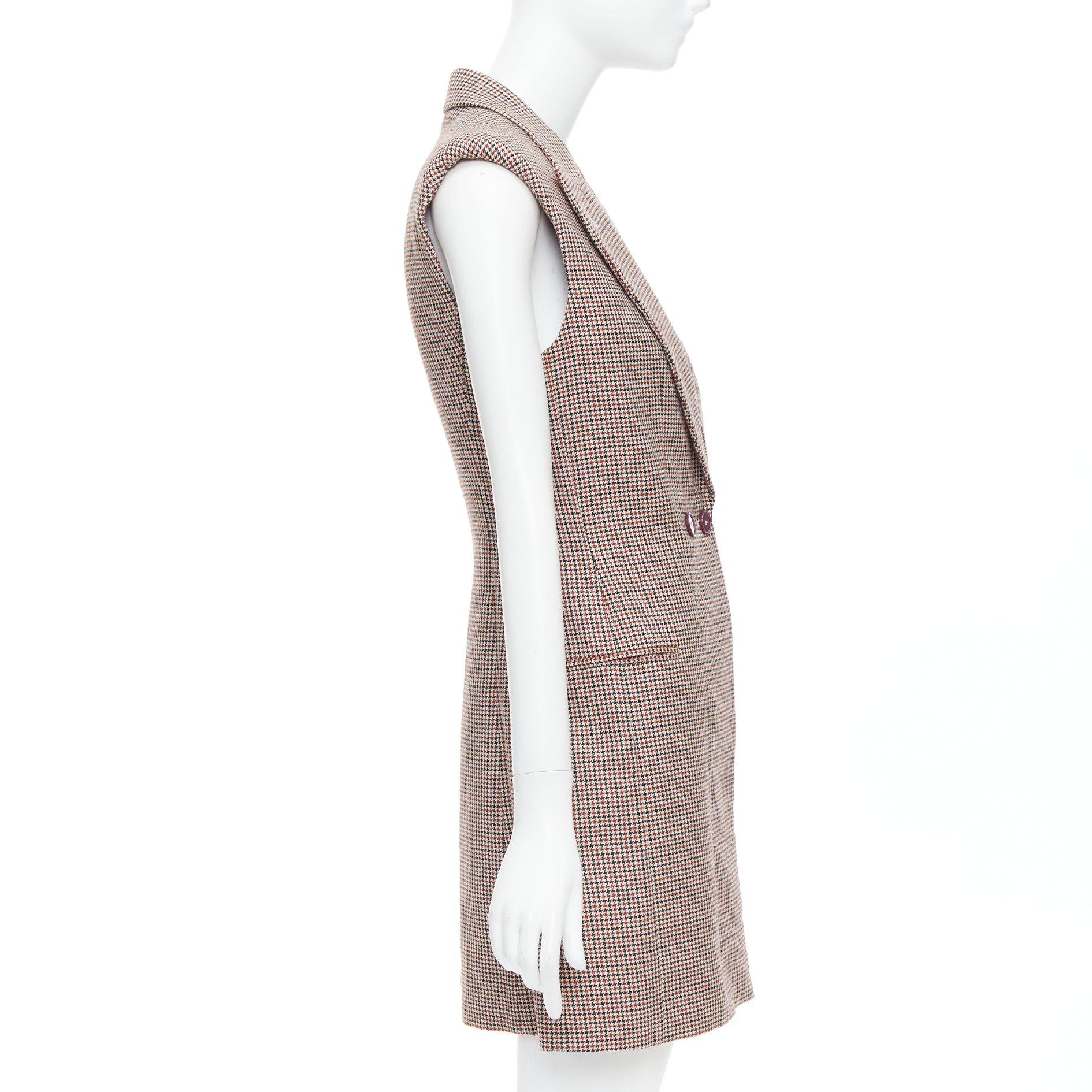 Stella Mccartney Houndstooth Blazer Dress - Side view