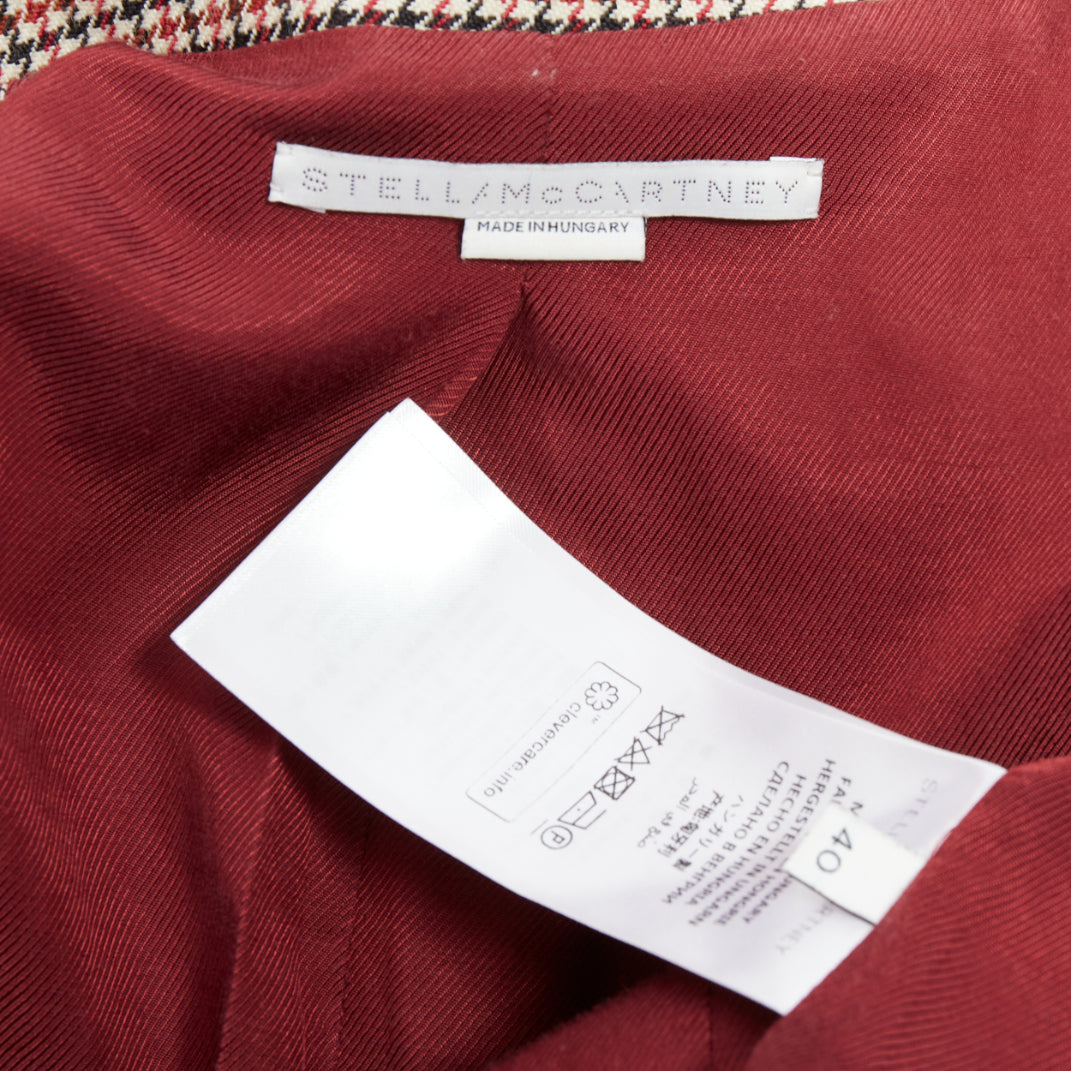 Stella Mccartney Houndstooth Blazer Dress - Image 11