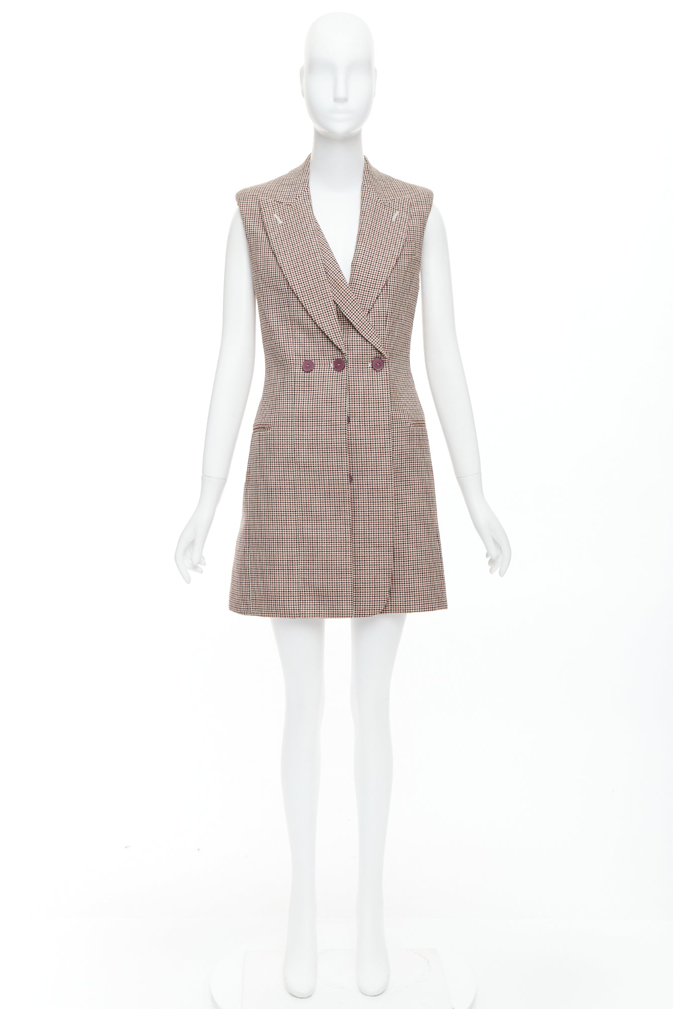 Stella Mccartney Houndstooth Blazer Dress - Image 12