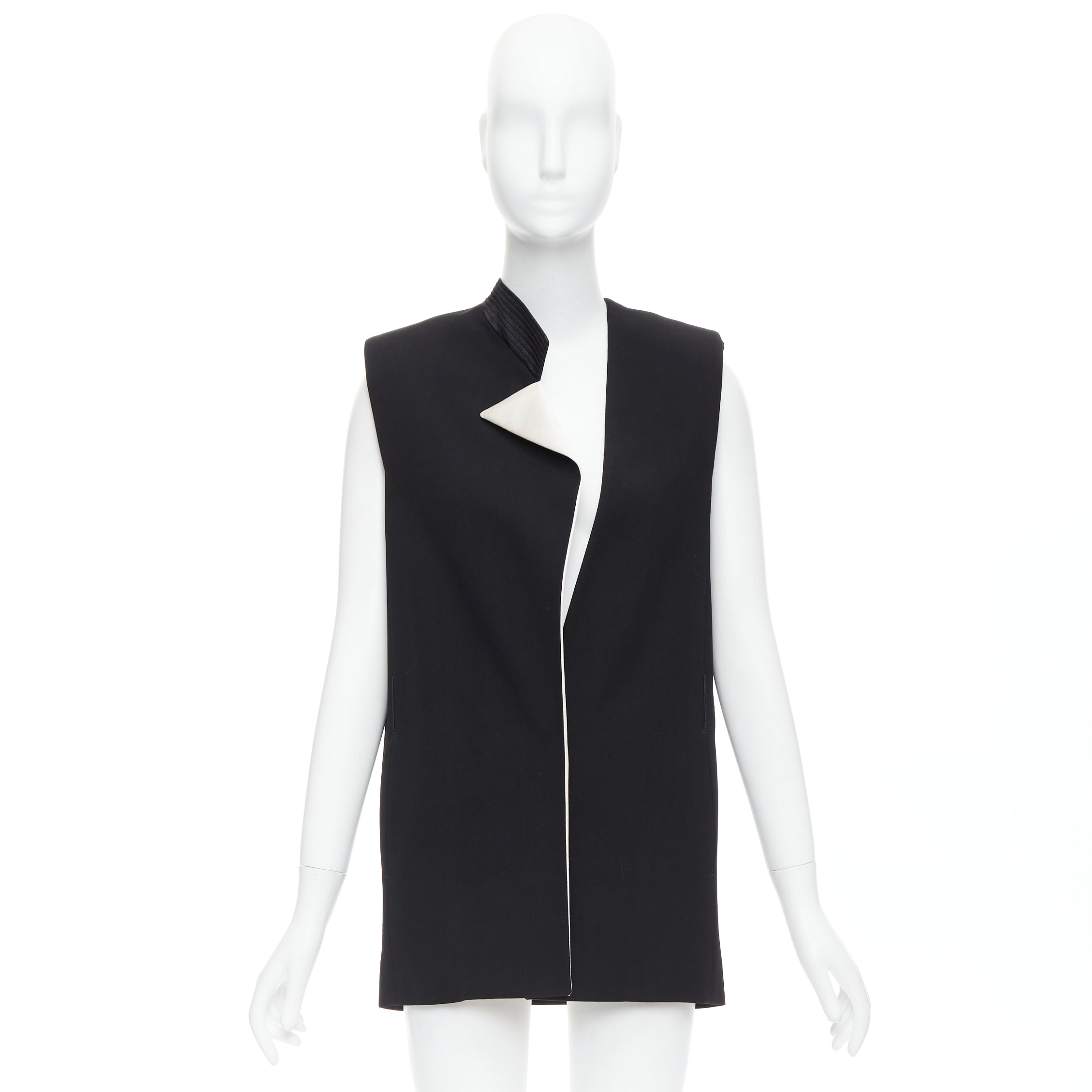 Lanvin Black Padded Boxy Vest - Image 12