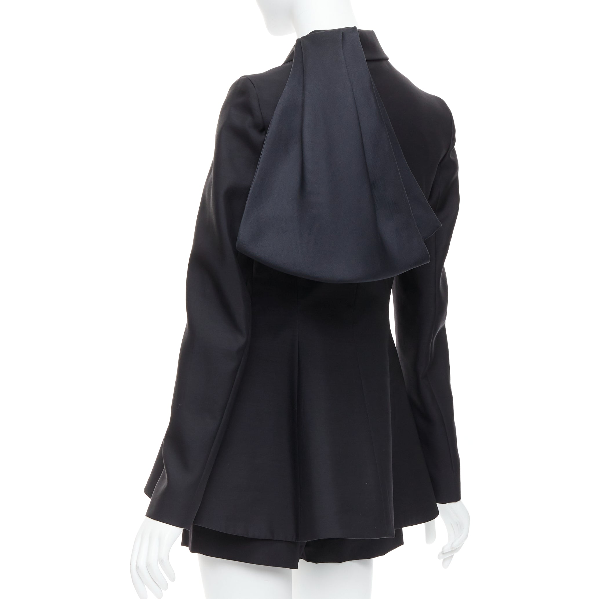 Dior Black Bar Jacket Short Set - Image 10