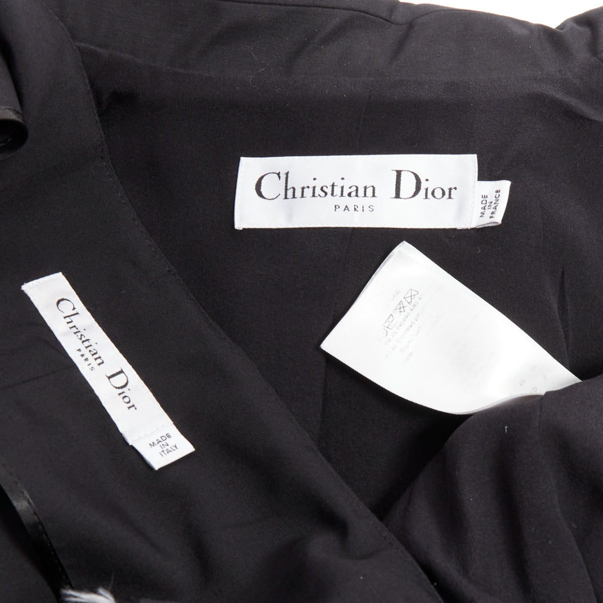 Dior Black Bar Jacket Short Set - Image 14