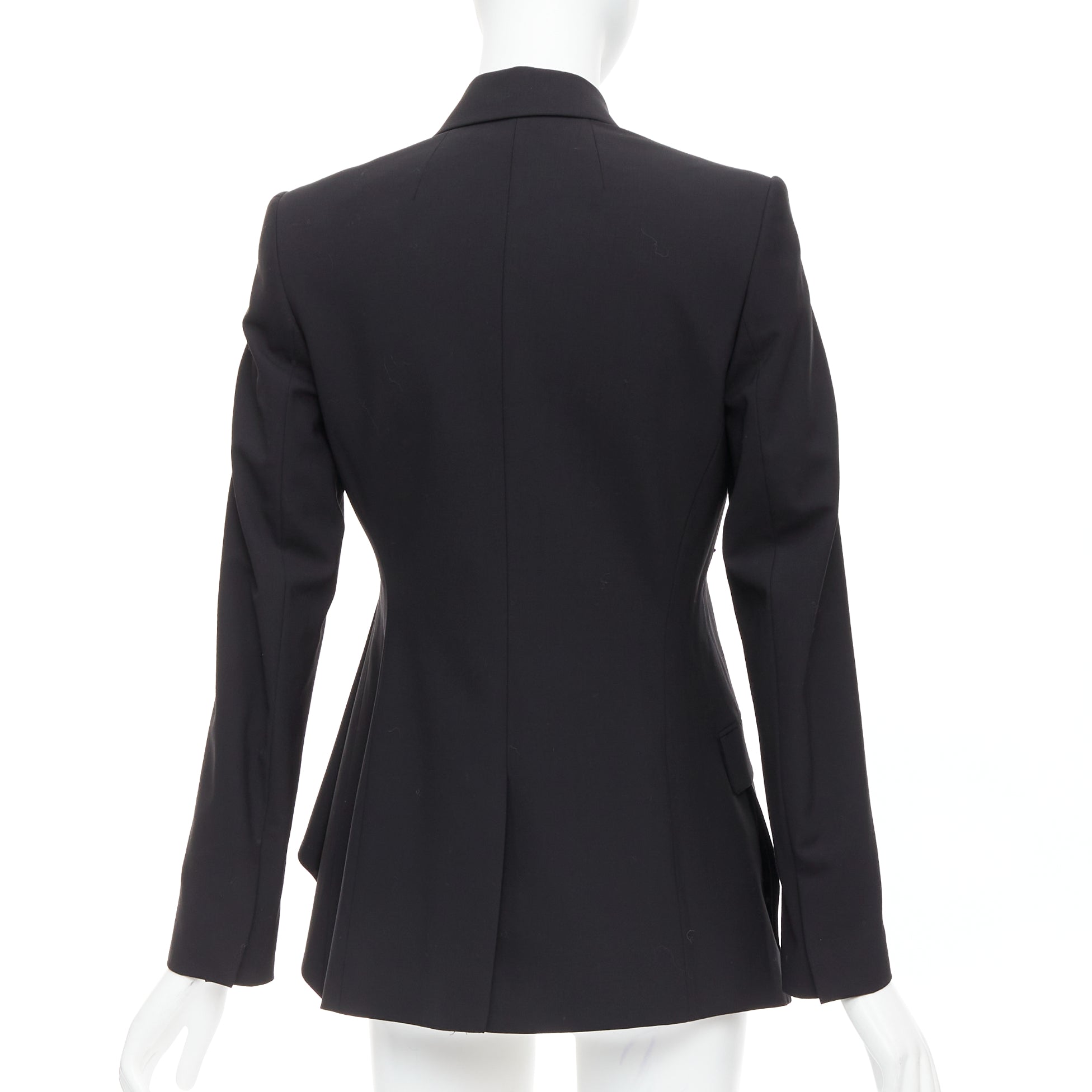 Theory Black Pleated Side Blazer - Detail 1