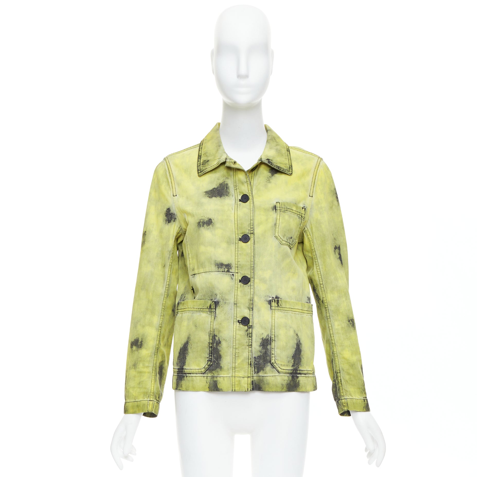 Dior Green Tie Dye Overshirt - Image 11