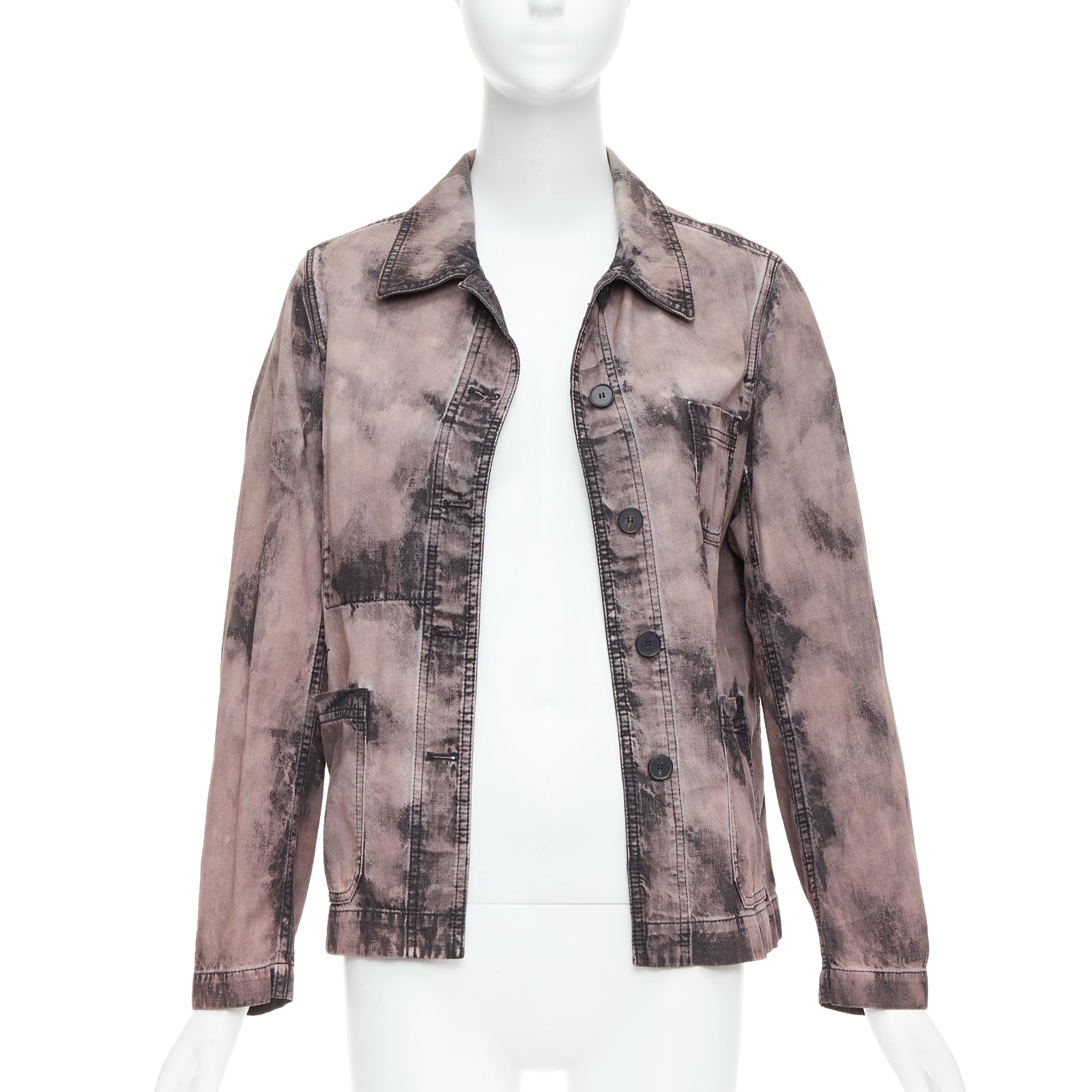 Dior Purple Tie Dye Overshirt