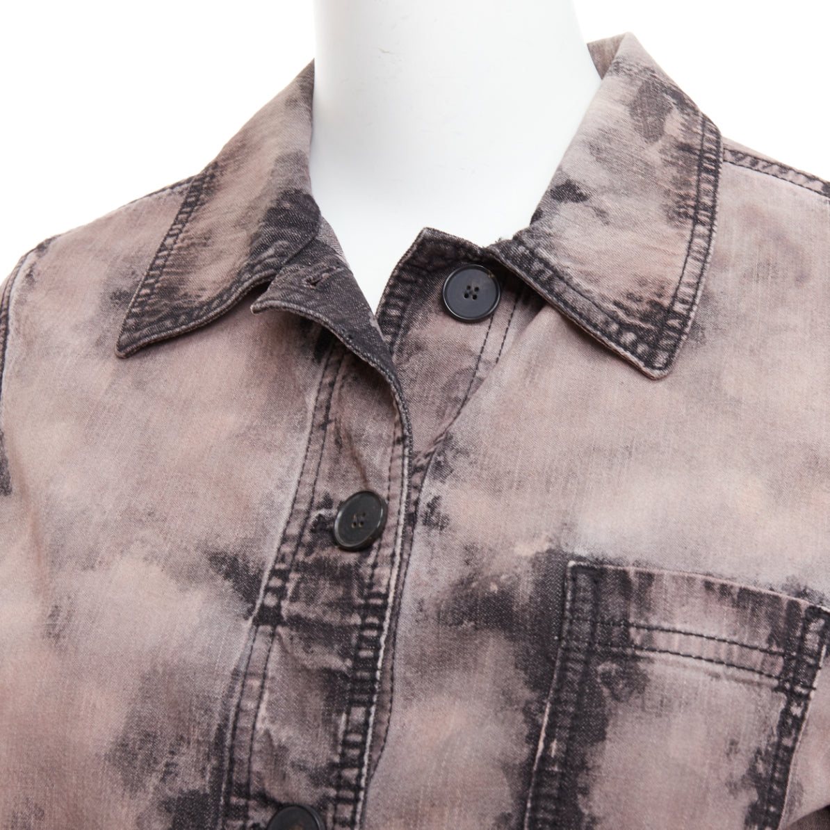 Dior Purple Tie Dye Overshirt - Image 10