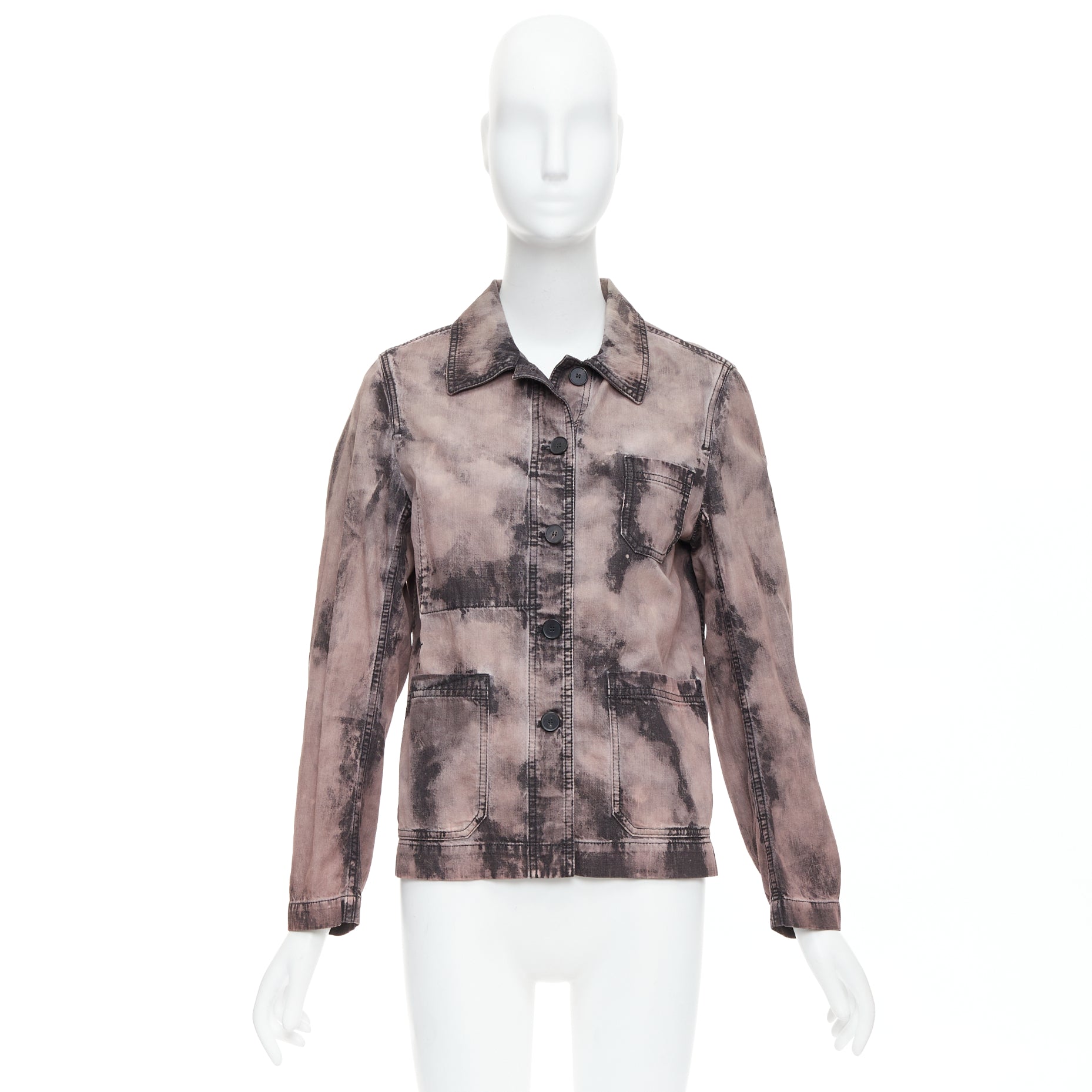 Dior Purple Tie Dye Overshirt - Image 12