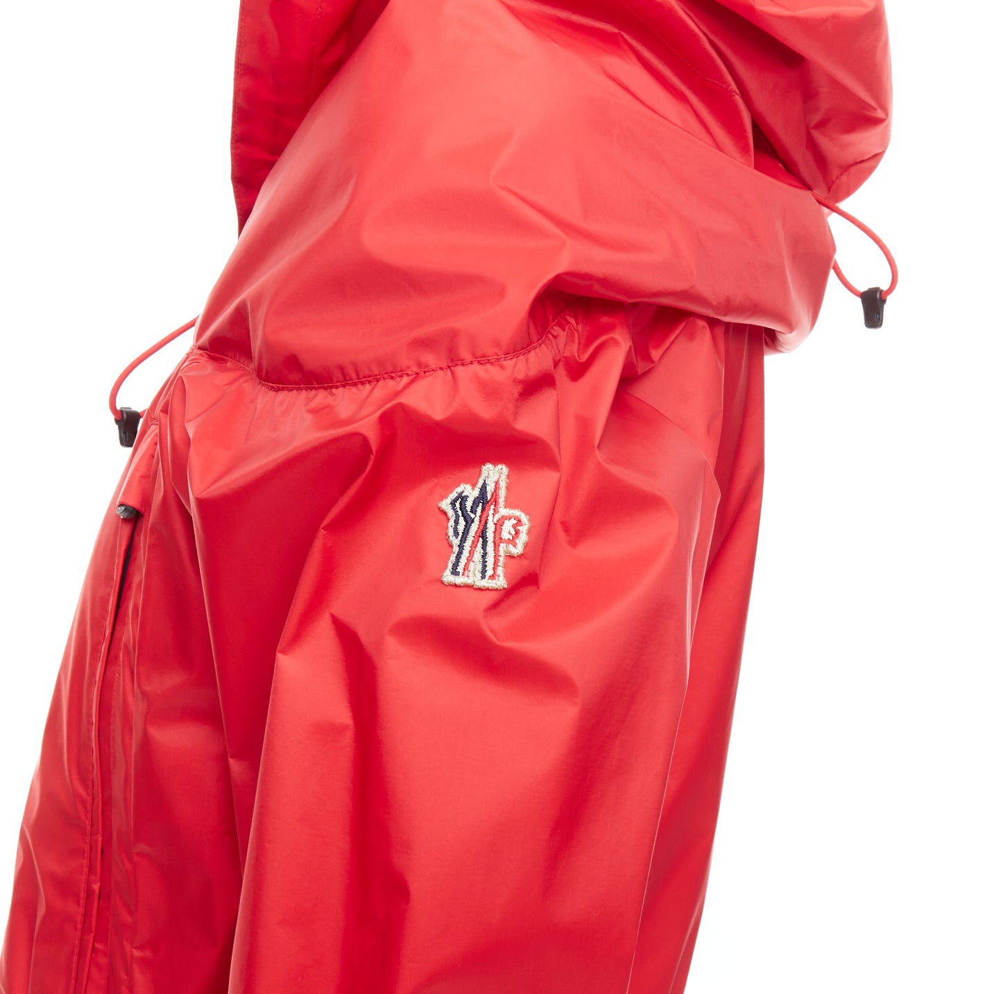 Moncler Red Oversized Windbreaker - Back view
