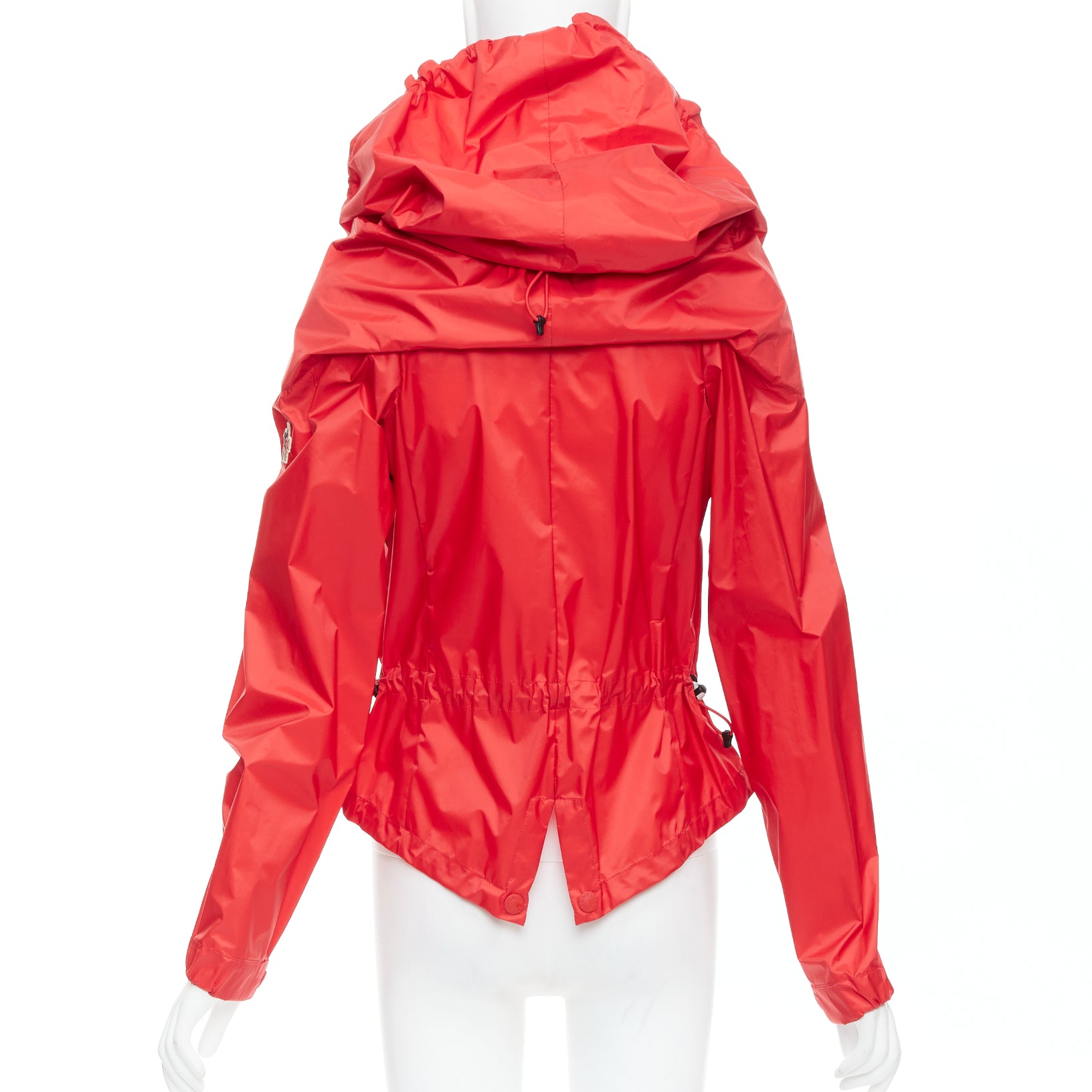 Moncler Red Oversized Windbreaker - Detail 1