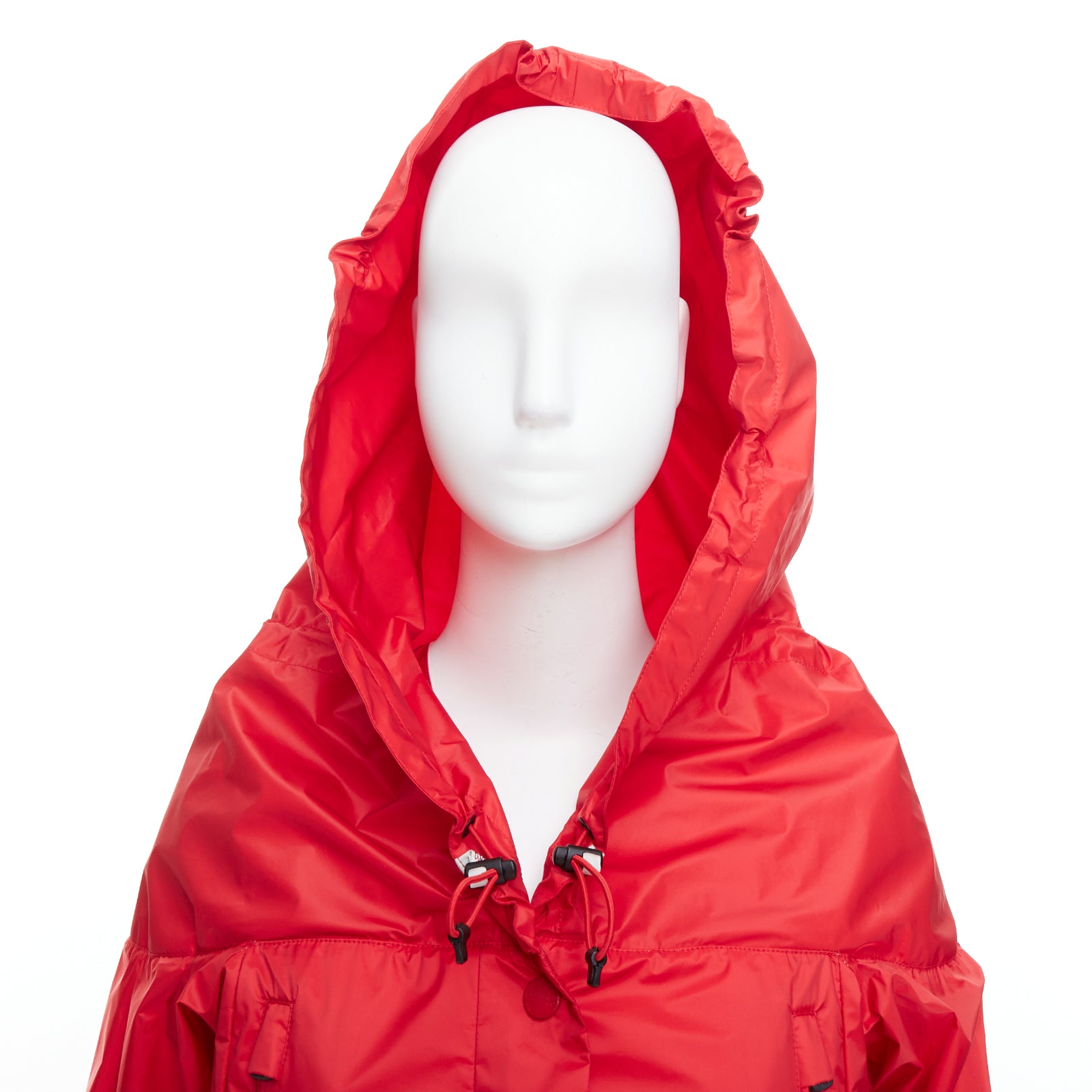 Moncler Red Oversized Windbreaker - Image 10
