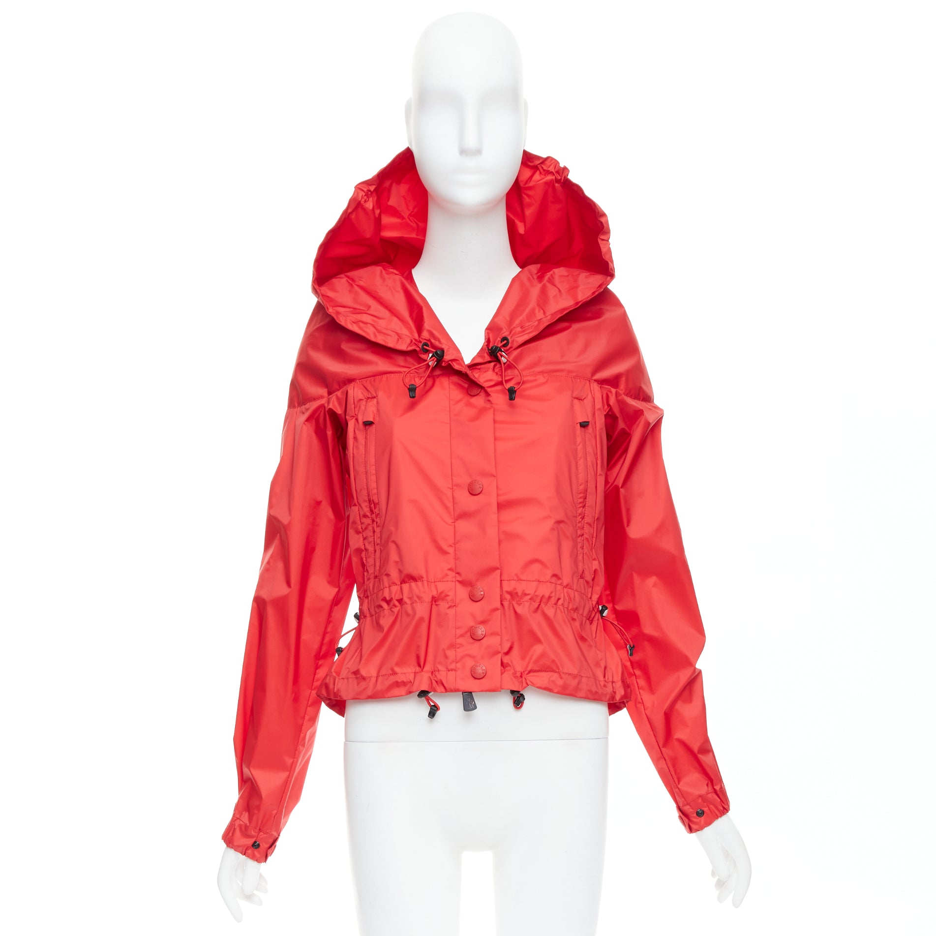 Moncler Red Oversized Windbreaker - Image 12