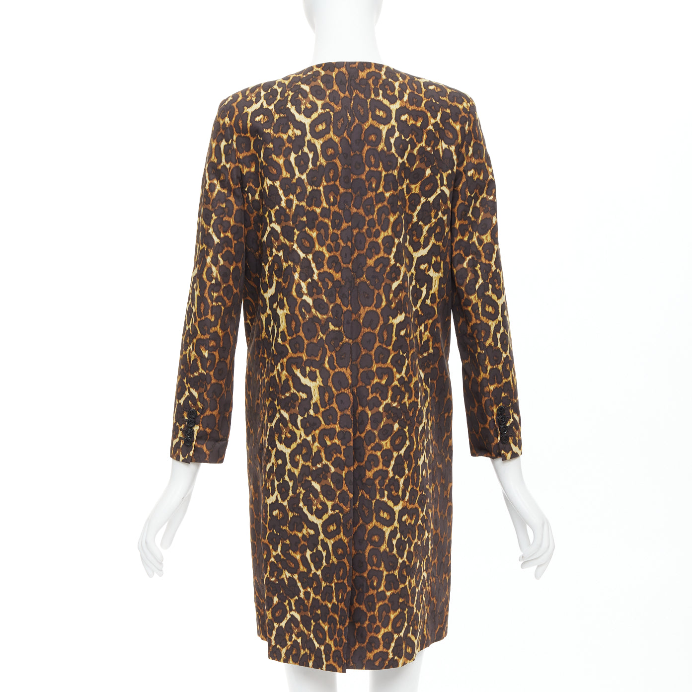 Toga Brown Leopard Shoulder Coat - Detail 1