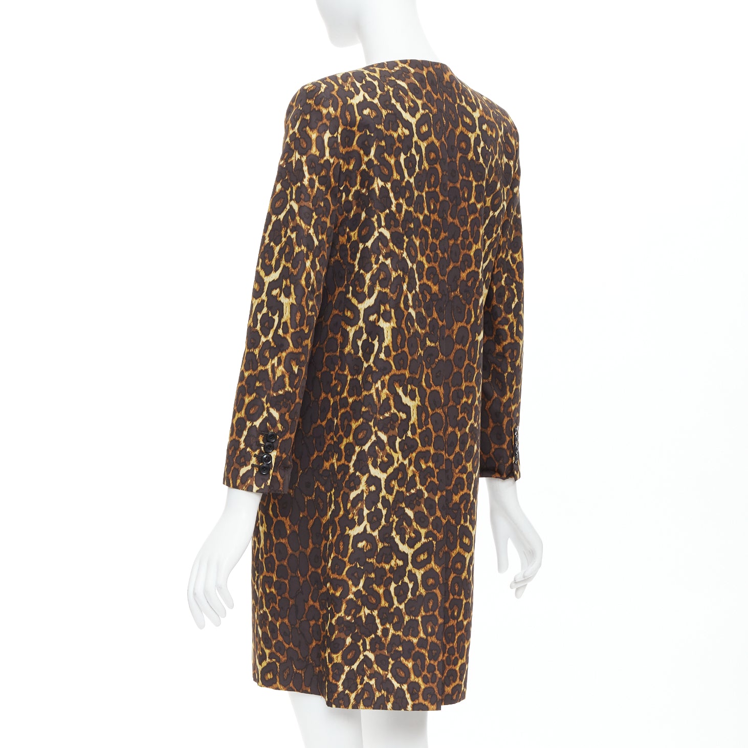 Toga Brown Leopard Shoulder Coat - Detail 2