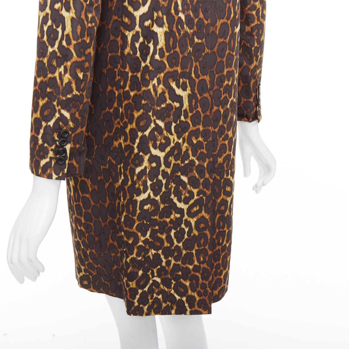 Toga Brown Leopard Shoulder Coat - Image 10