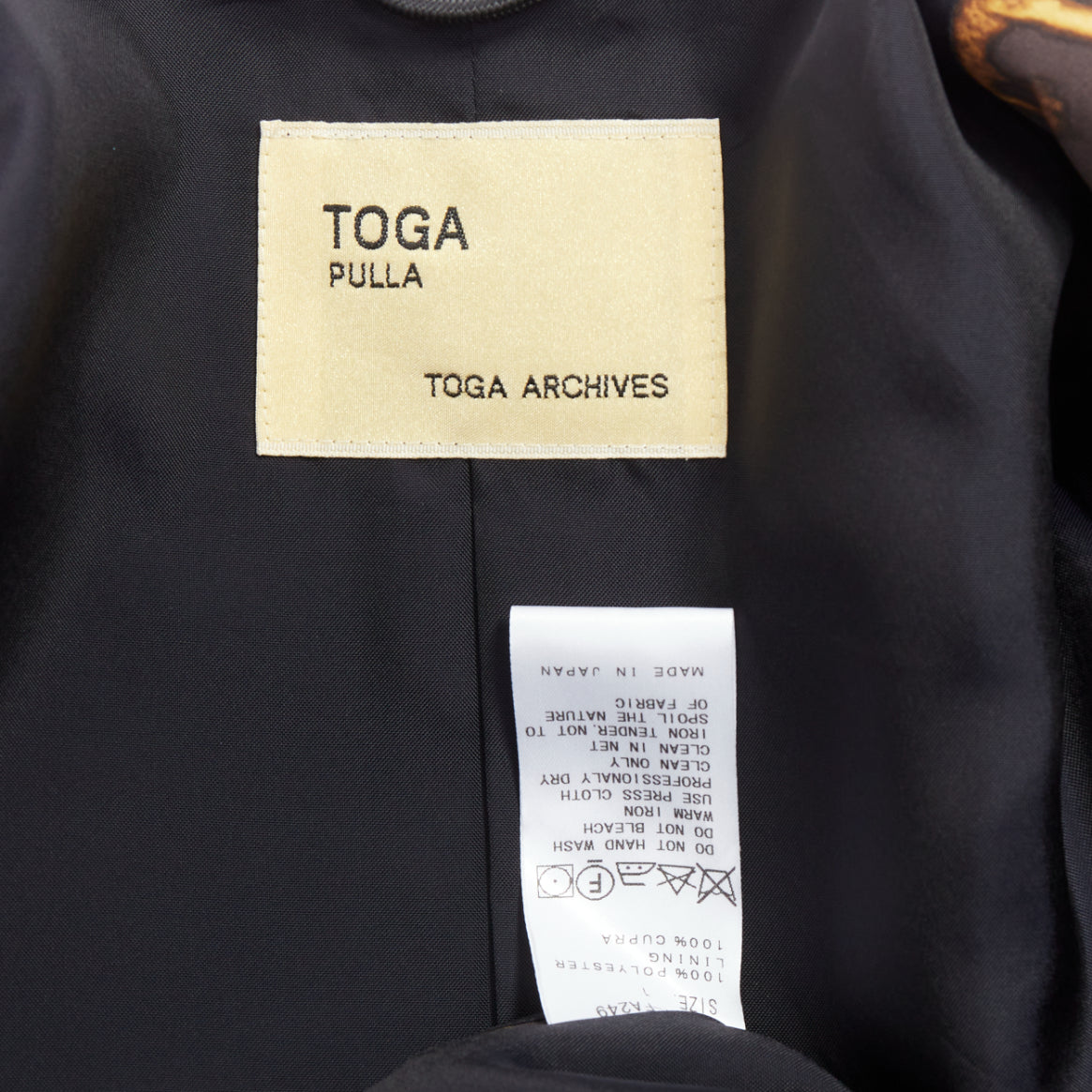 Toga Brown Leopard Shoulder Coat - Image 11